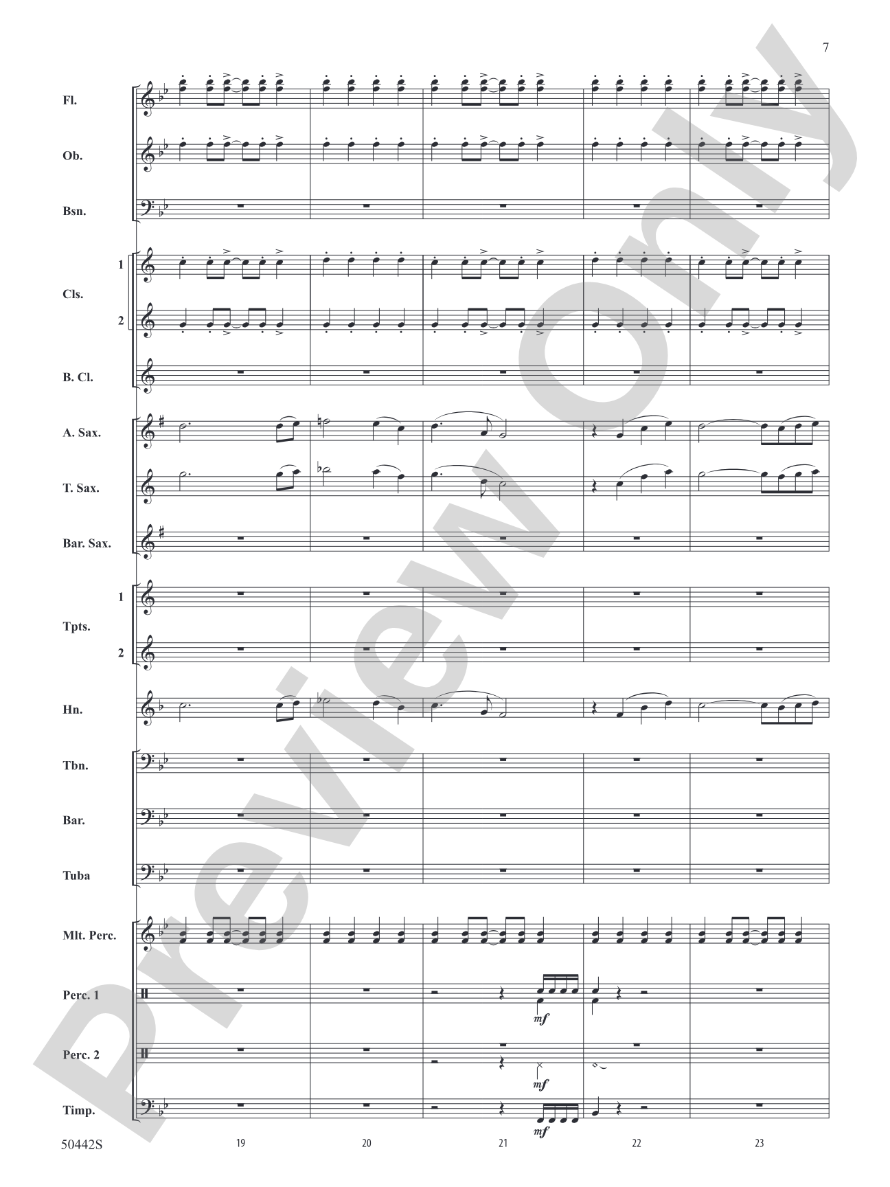 Swing for the Fences: Concert Band Conductor Score & Parts