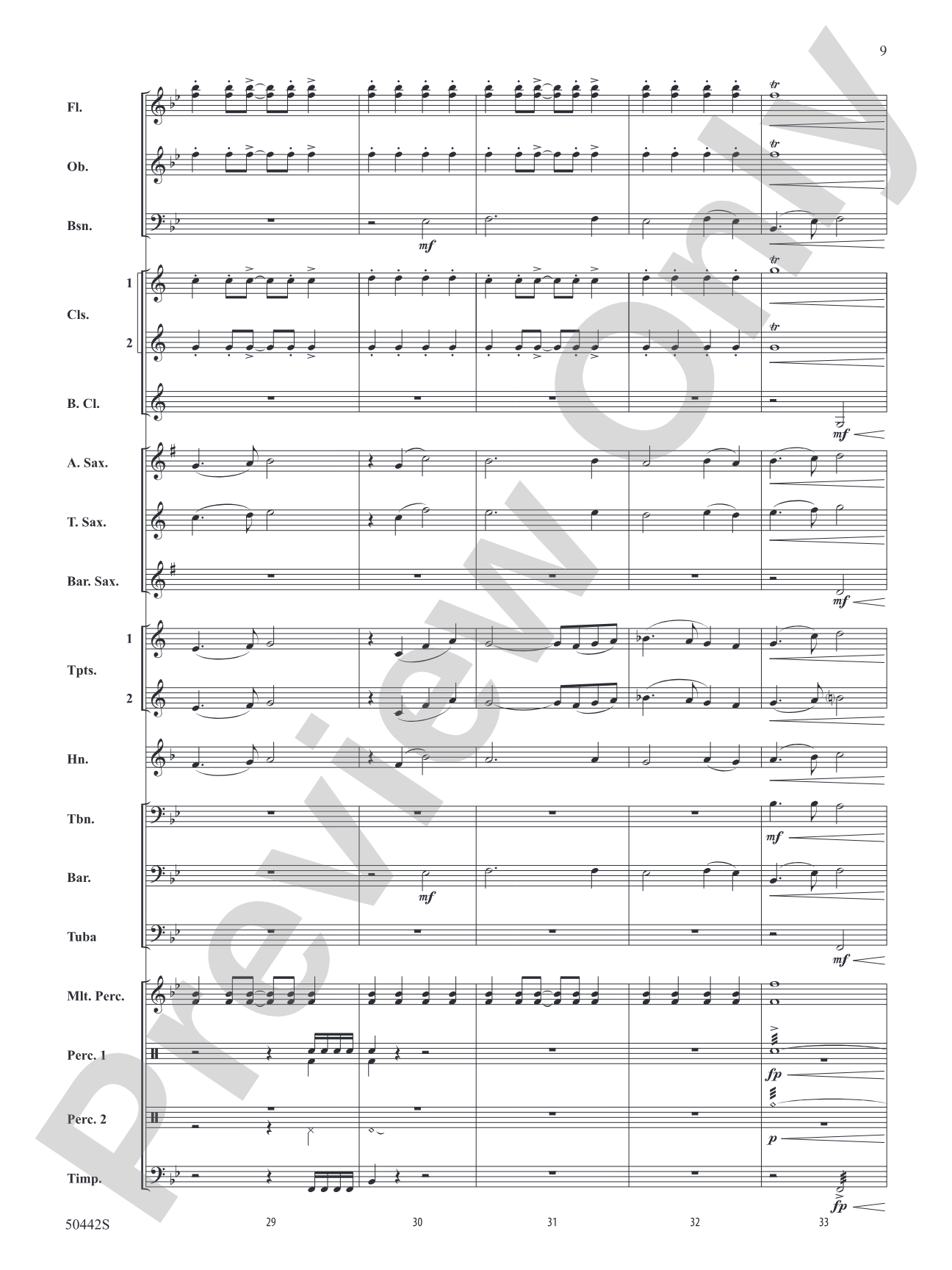 Swing for the Fences: Concert Band Conductor Score & Parts
