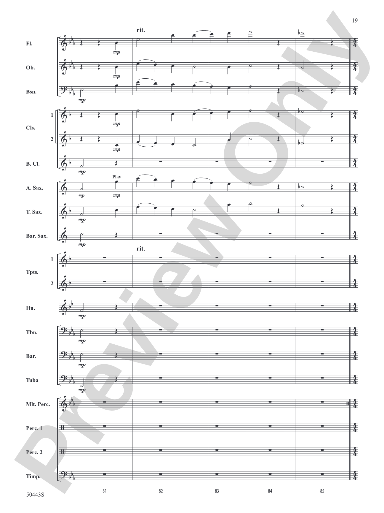 Santa Fe Sketches: Concert Band Conductor Score & Parts