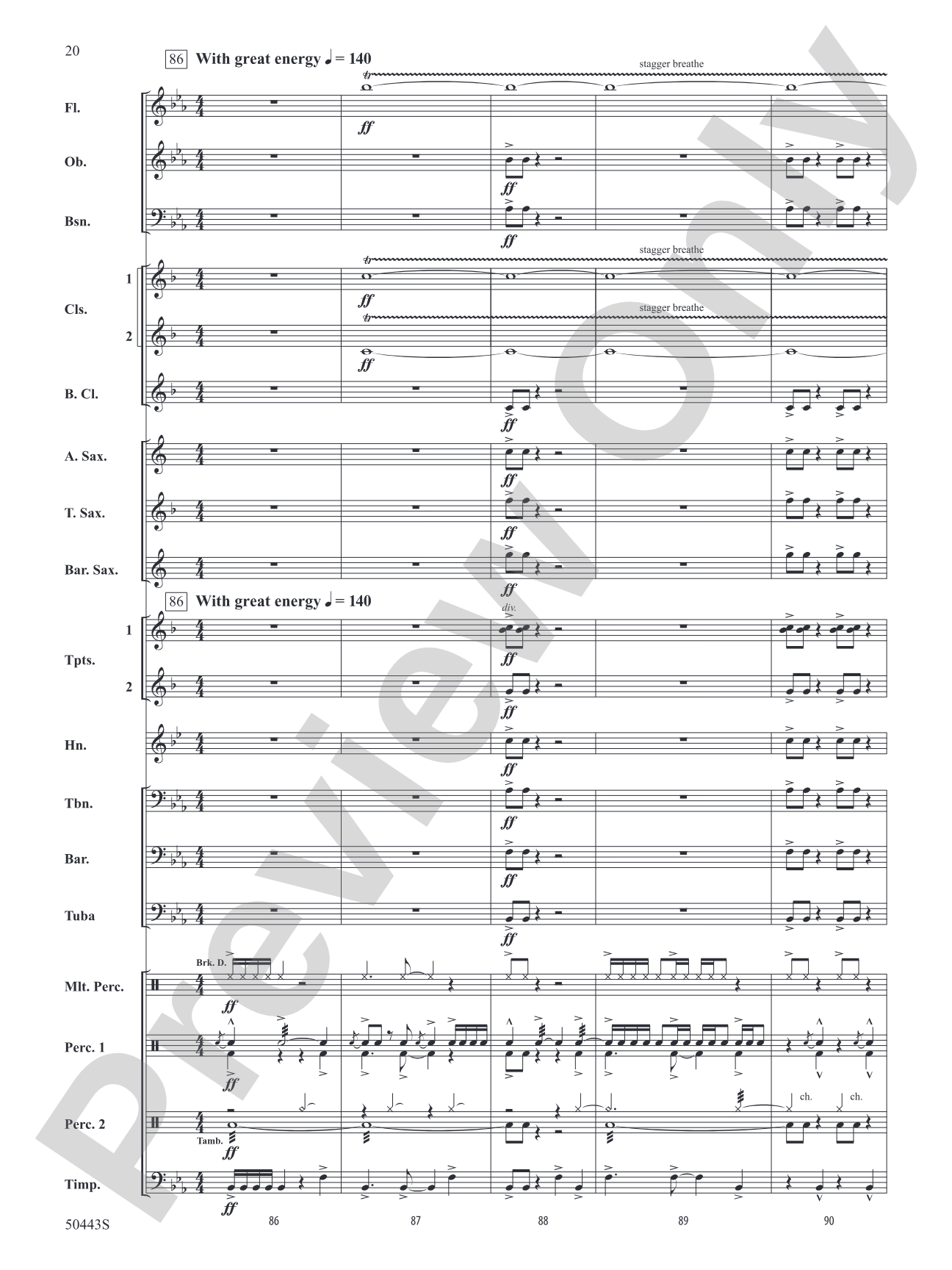 Santa Fe Sketches: Concert Band Conductor Score & Parts