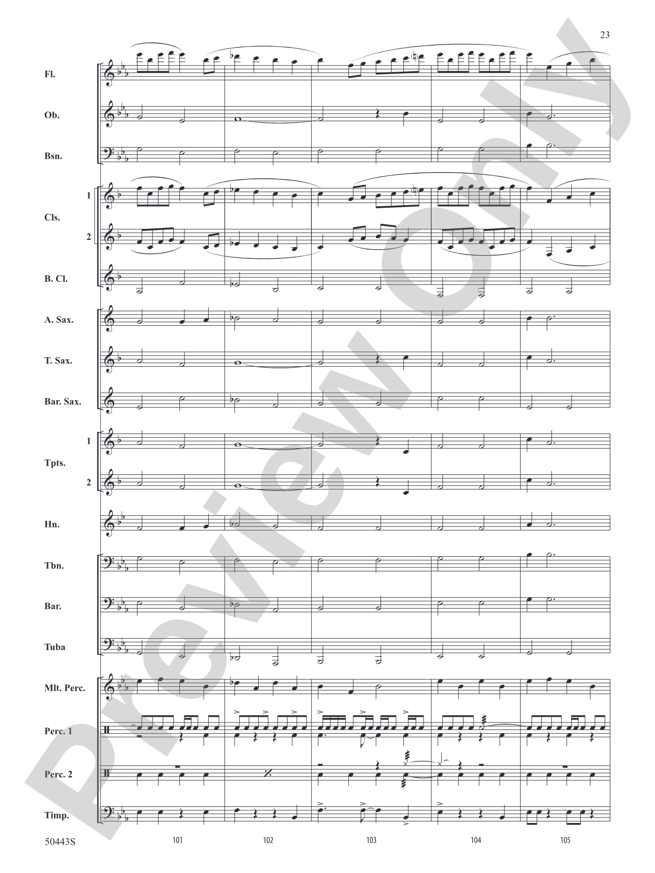 Santa Fe Sketches: Concert Band Conductor Score & Parts