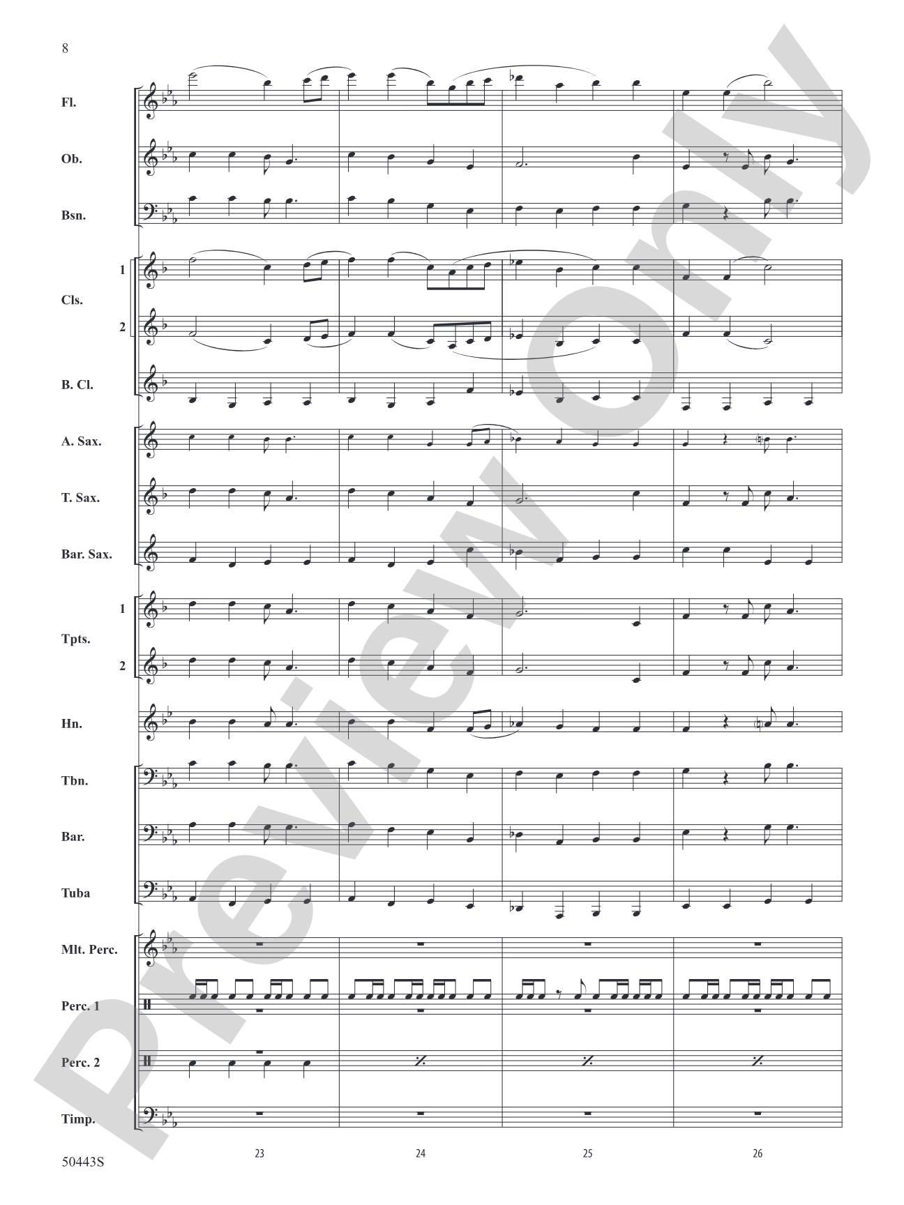 Santa Fe Sketches: Concert Band Conductor Score & Parts