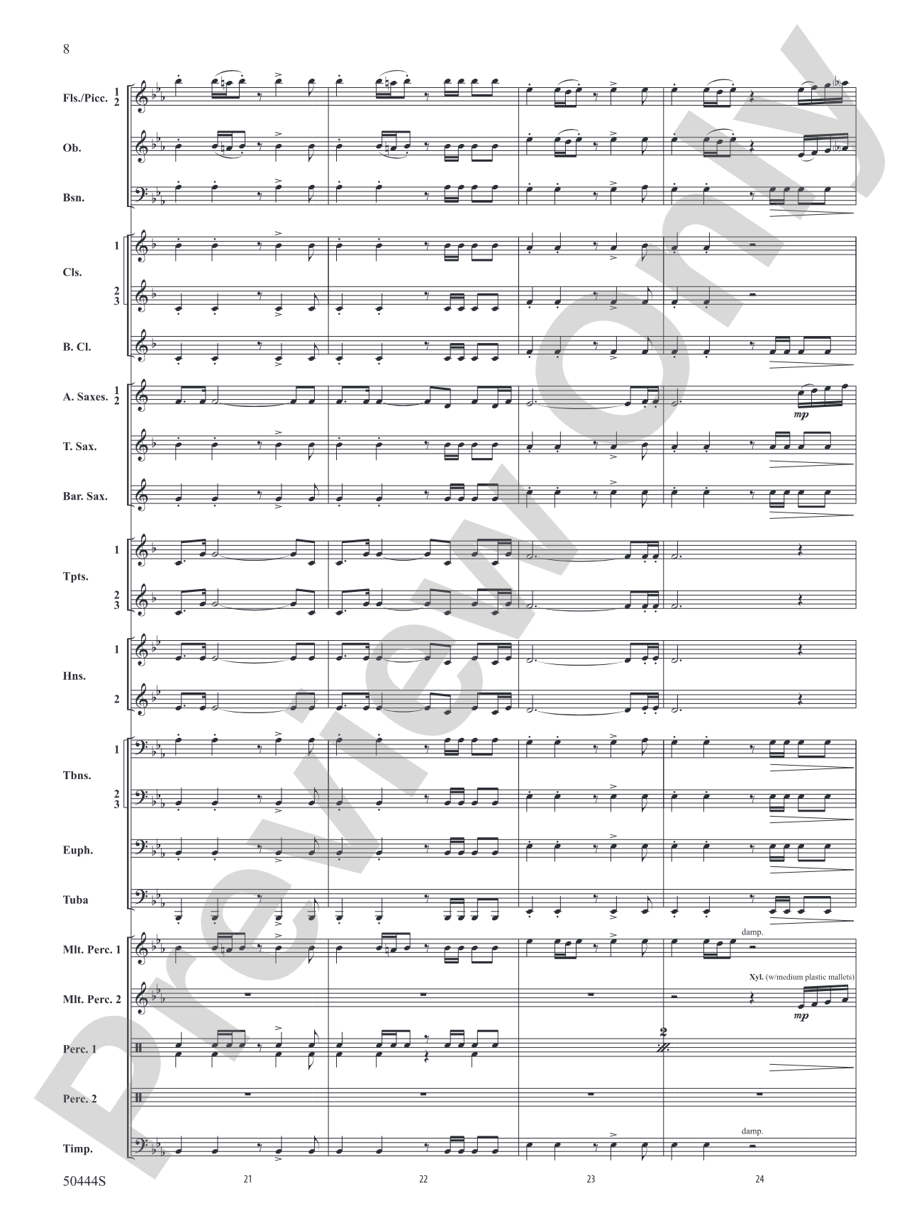 Guardians of the Golden Star: Concert Band Conductor Score & Parts