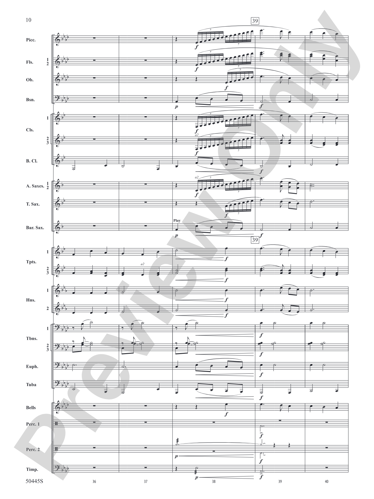 A Winter's Eve: Concert Band Conductor Score & Parts