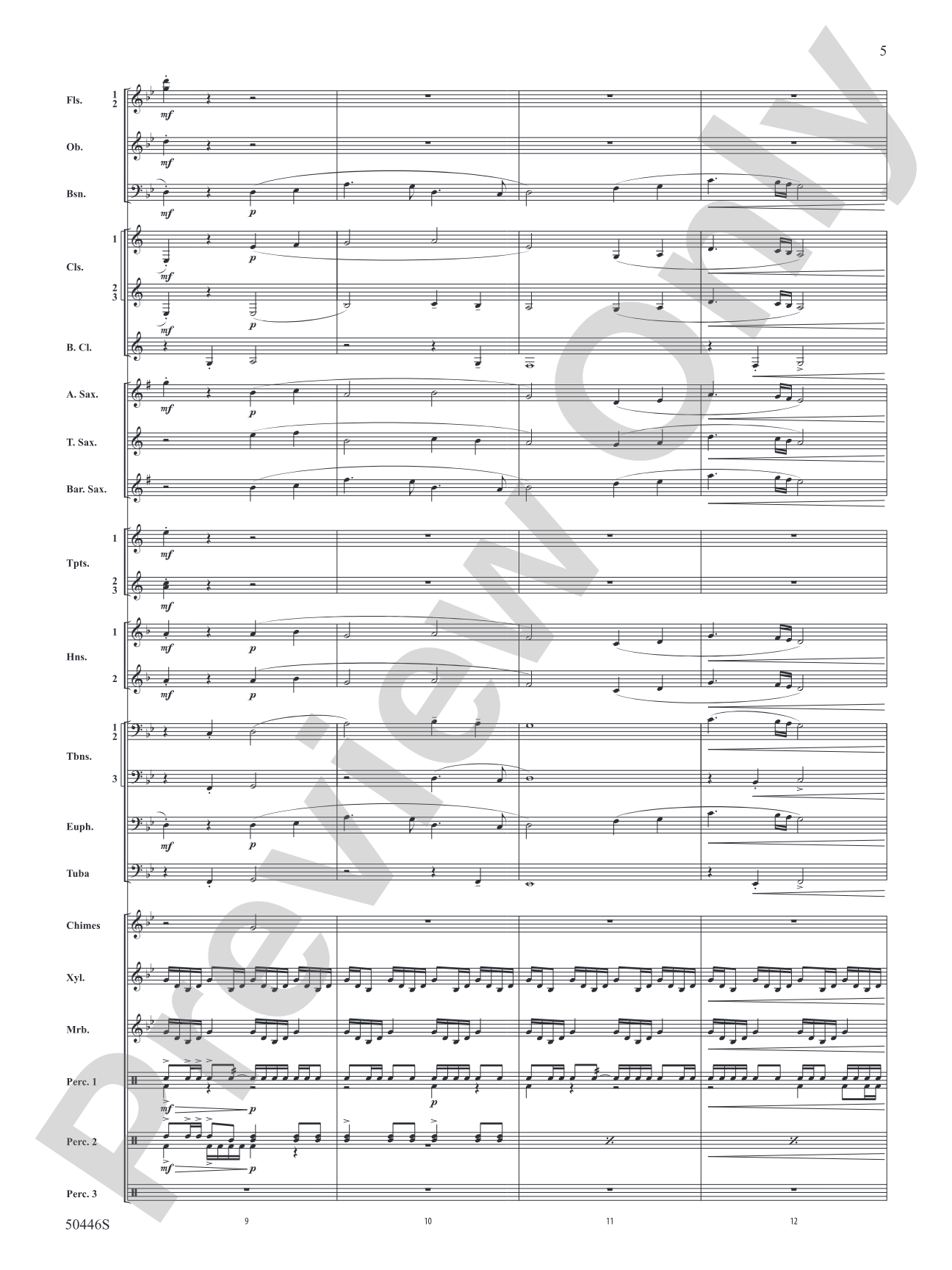 Pressure and Heat: Concert Band Conductor Score & Parts
