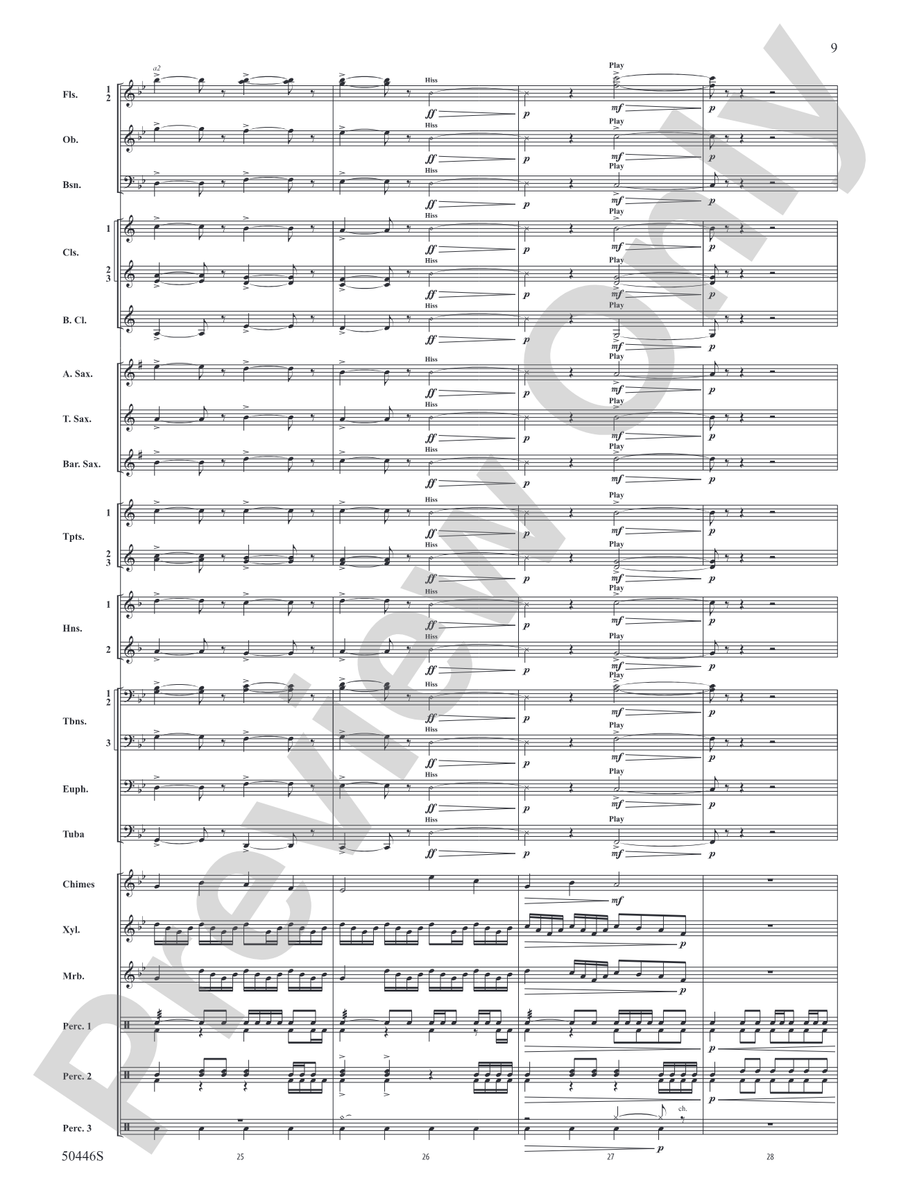 Pressure and Heat: Concert Band Conductor Score & Parts