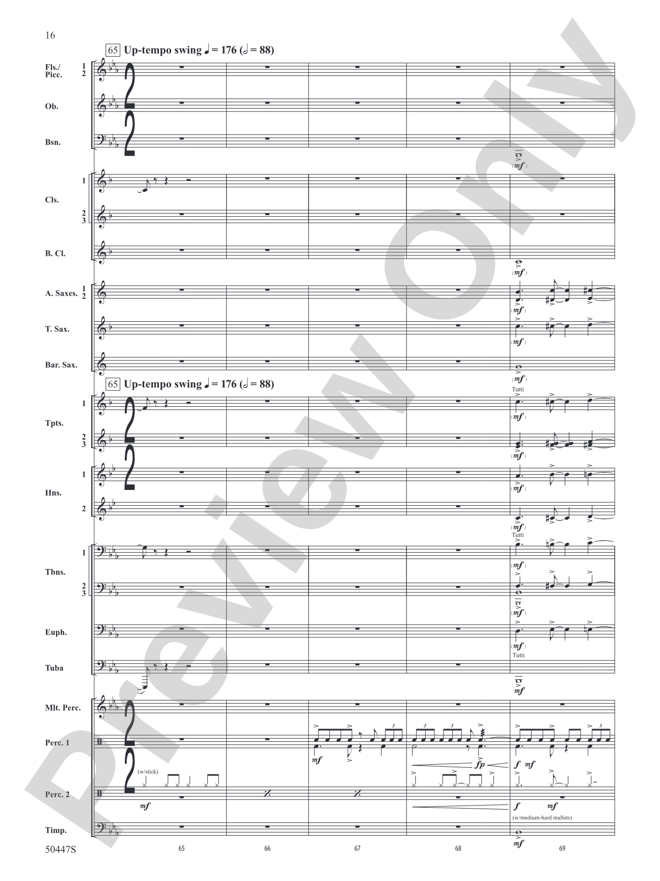 Like a River: Concert Band Conductor Score & Parts