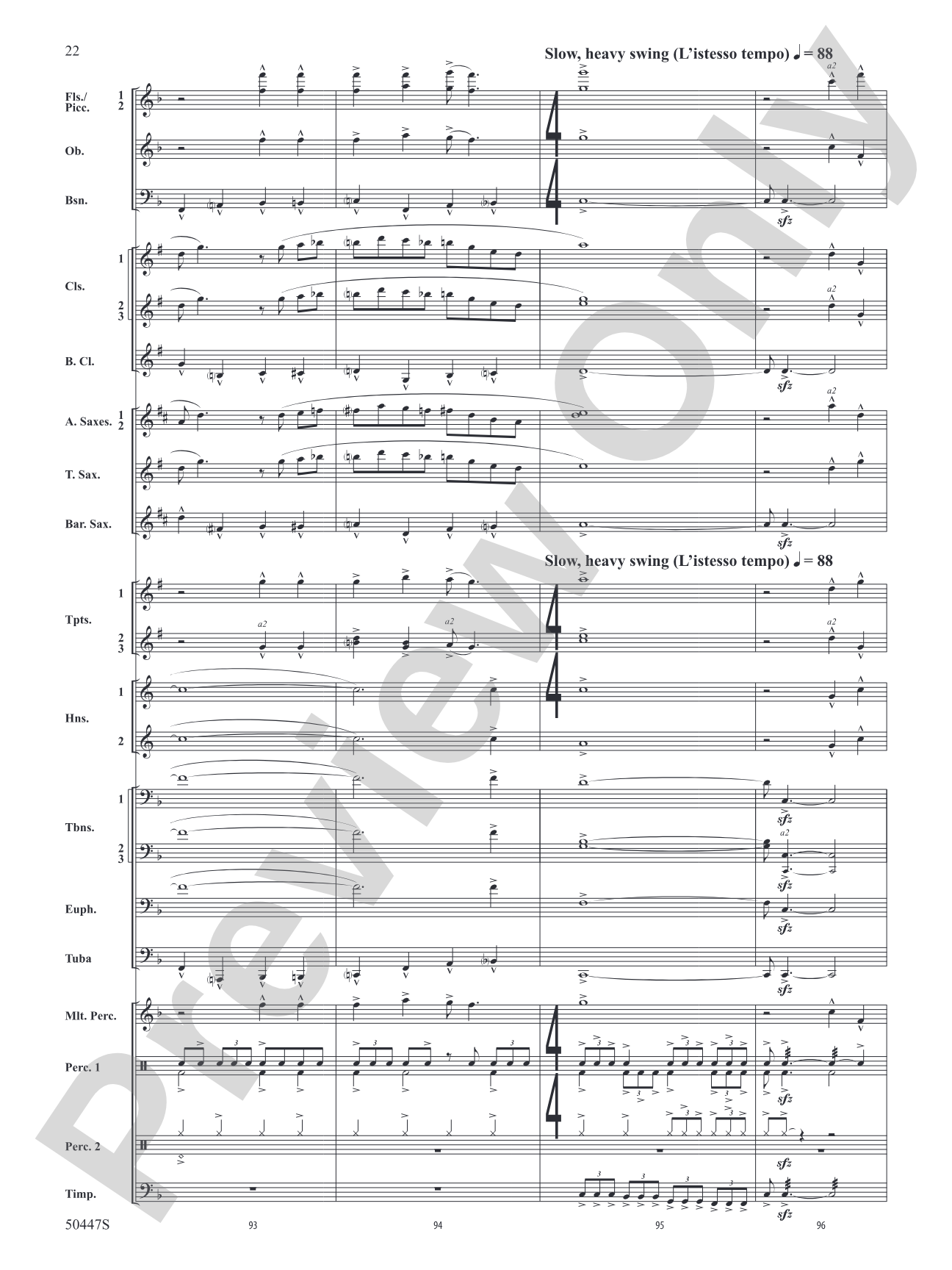 Like a River: Concert Band Conductor Score & Parts