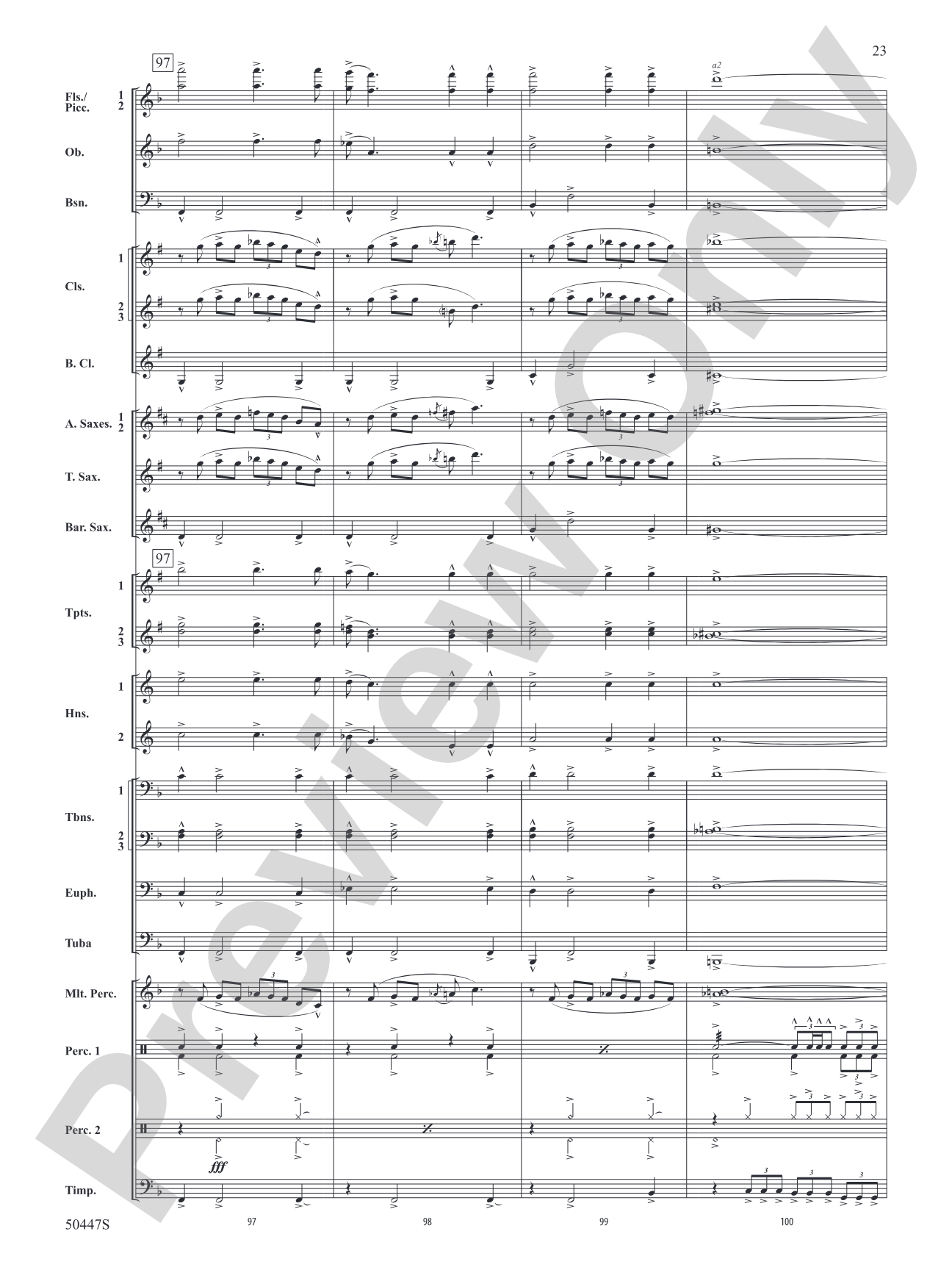 Like a River: Concert Band Conductor Score & Parts