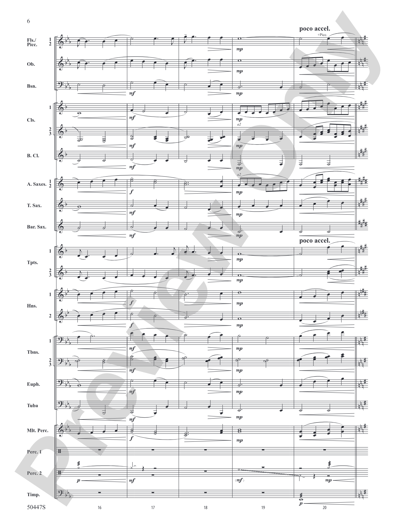Like a River: Concert Band Conductor Score & Parts