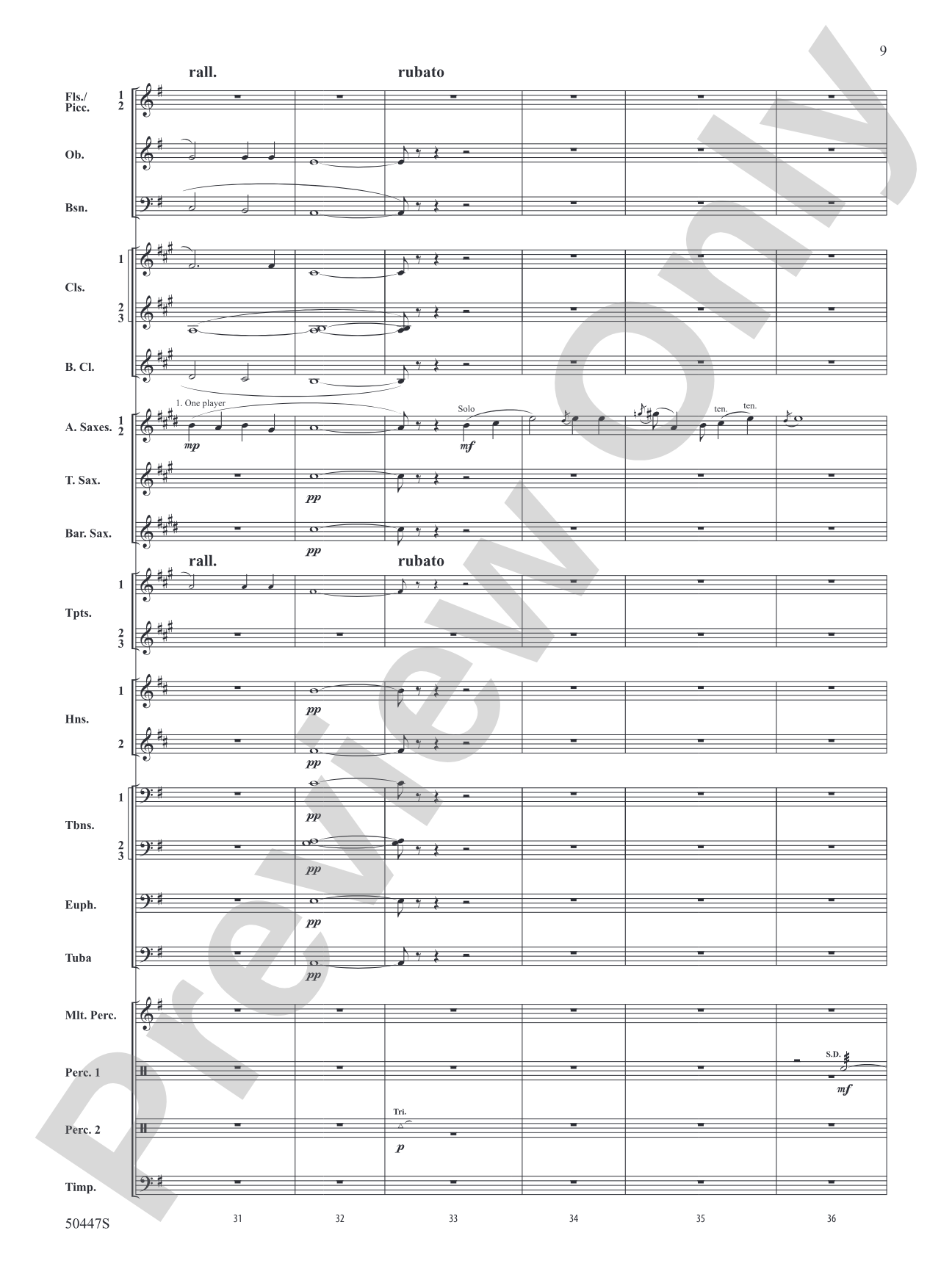 Like a River: Concert Band Conductor Score & Parts