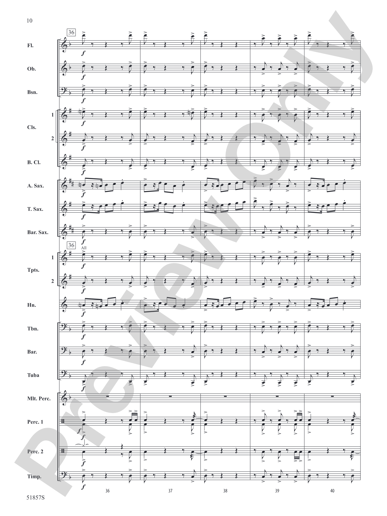 The Pirates of the Caribbean: The Curse of the Black Pearl: Concert Band Conductor Score & Parts