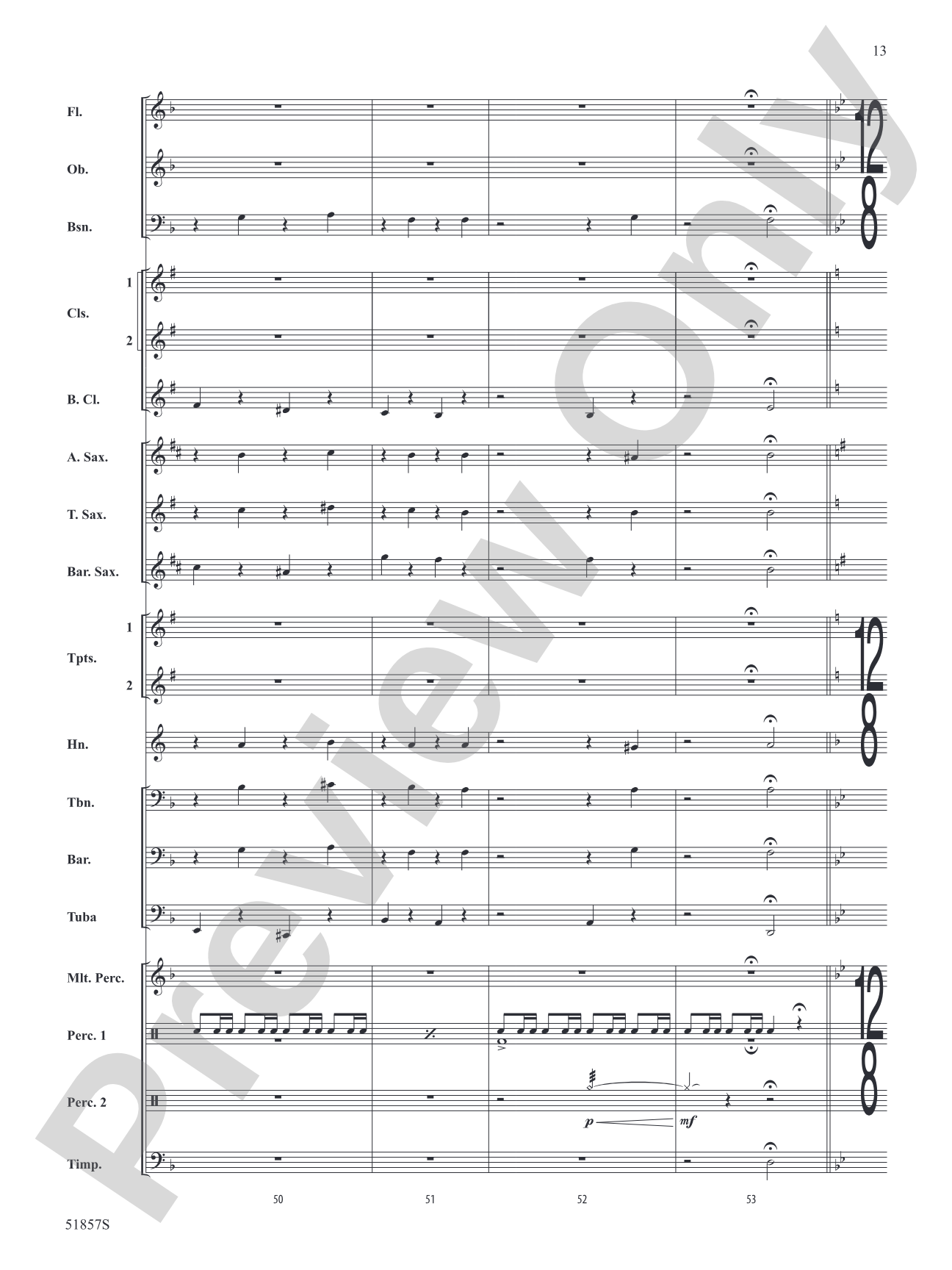 The Pirates of the Caribbean: The Curse of the Black Pearl: Concert Band Conductor Score & Parts