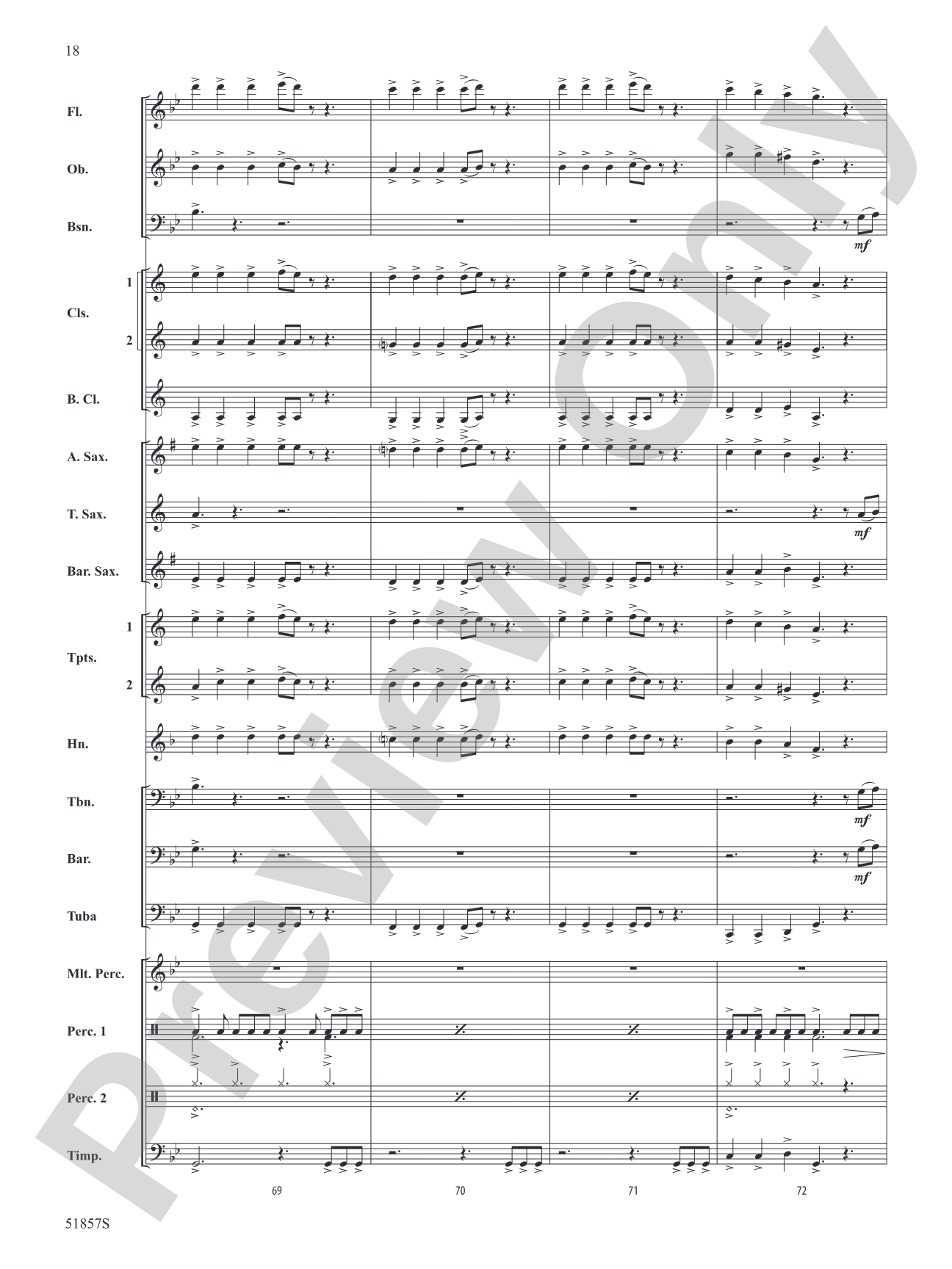 The Pirates of the Caribbean: The Curse of the Black Pearl: Concert Band Conductor Score & Parts