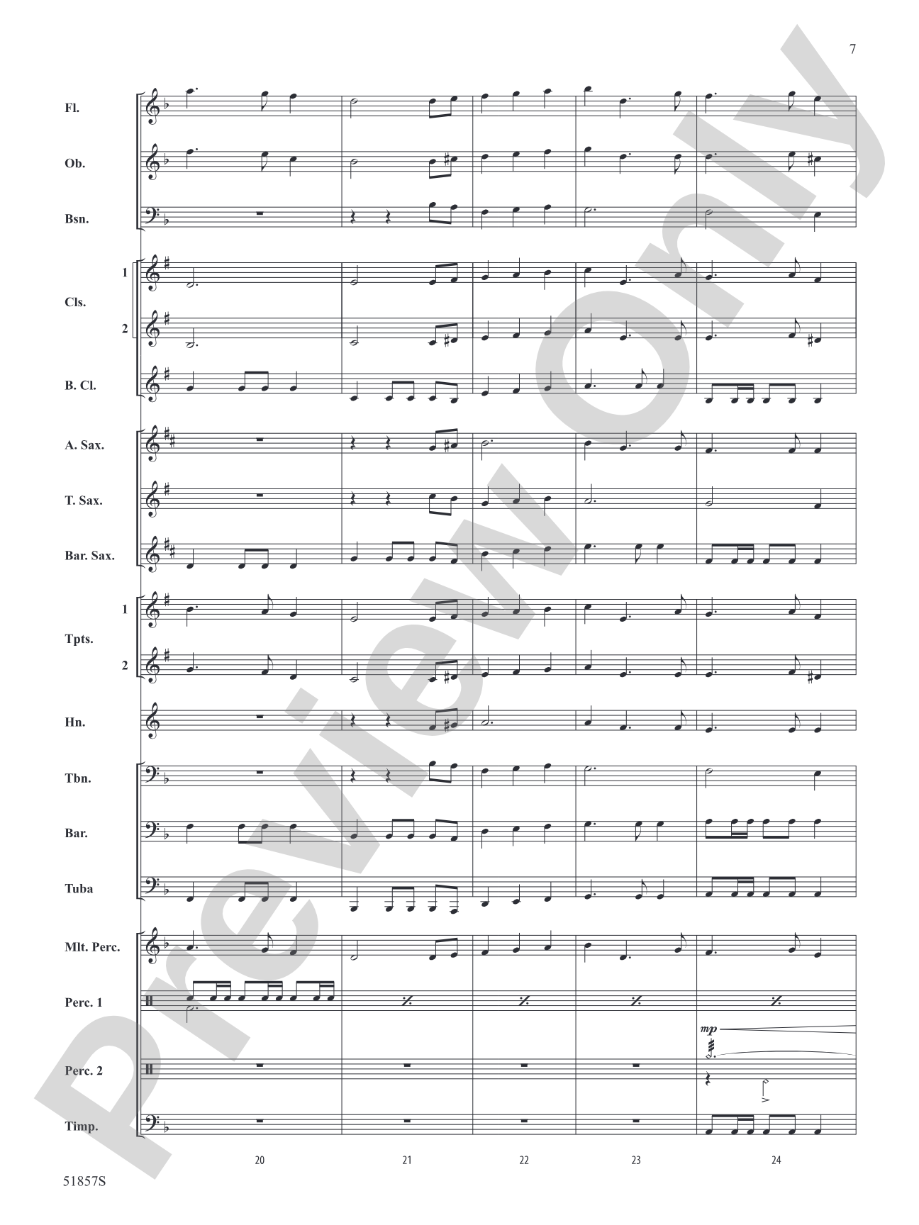 The Pirates of the Caribbean: The Curse of the Black Pearl: Concert Band Conductor Score & Parts