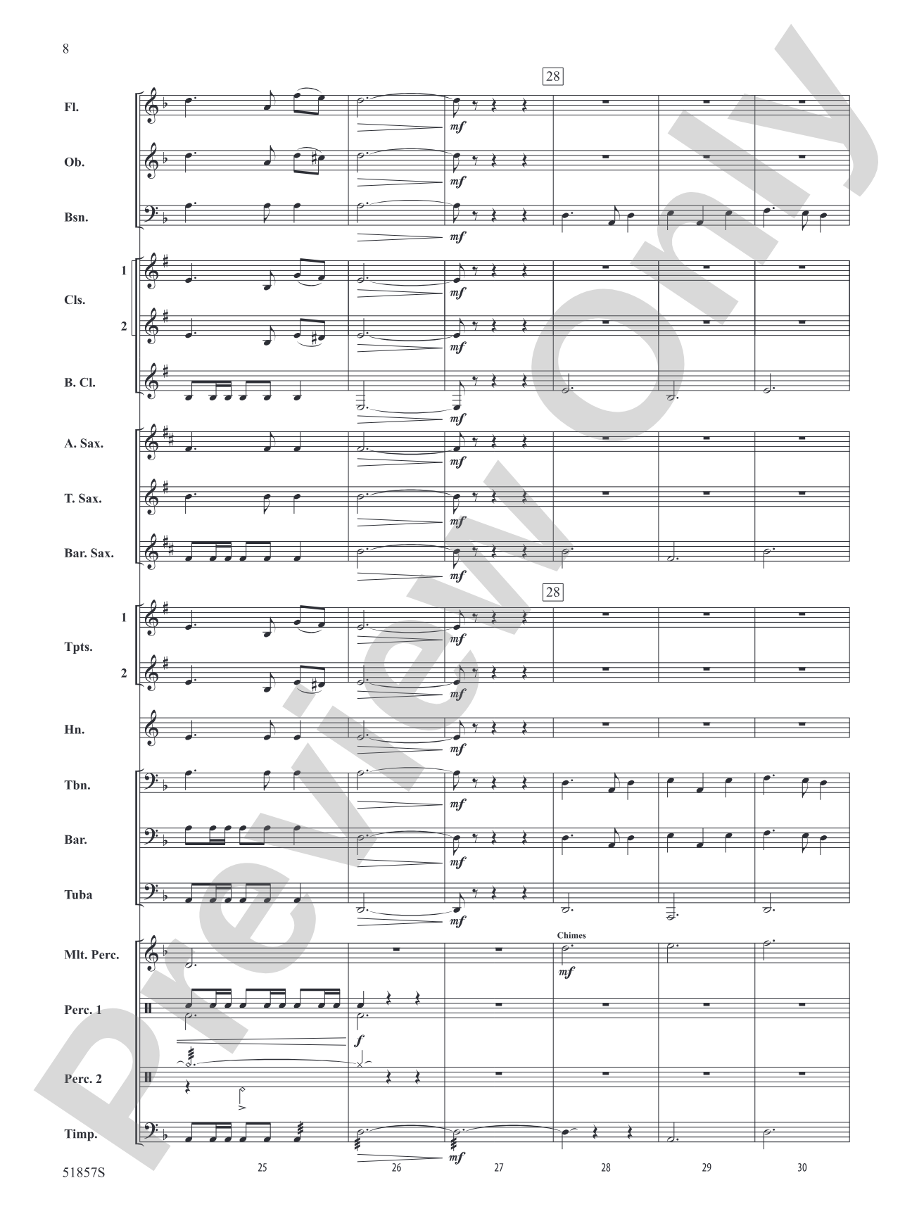 The Pirates of the Caribbean: The Curse of the Black Pearl: Concert Band Conductor Score & Parts