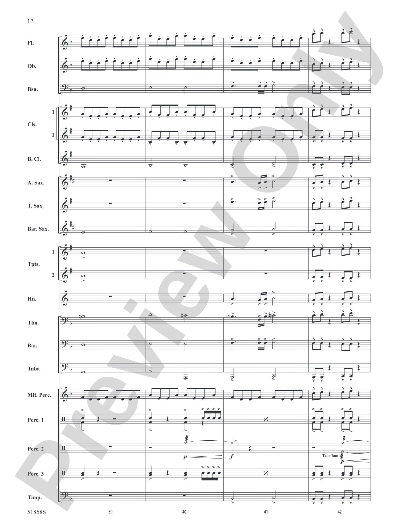The Avengers: Concert Band Conductor Score & Parts