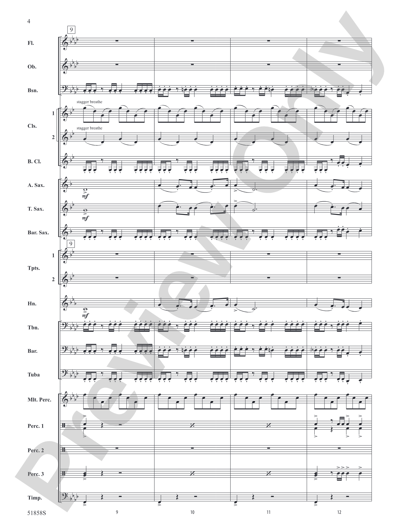The Avengers: Concert Band Conductor Score & Parts