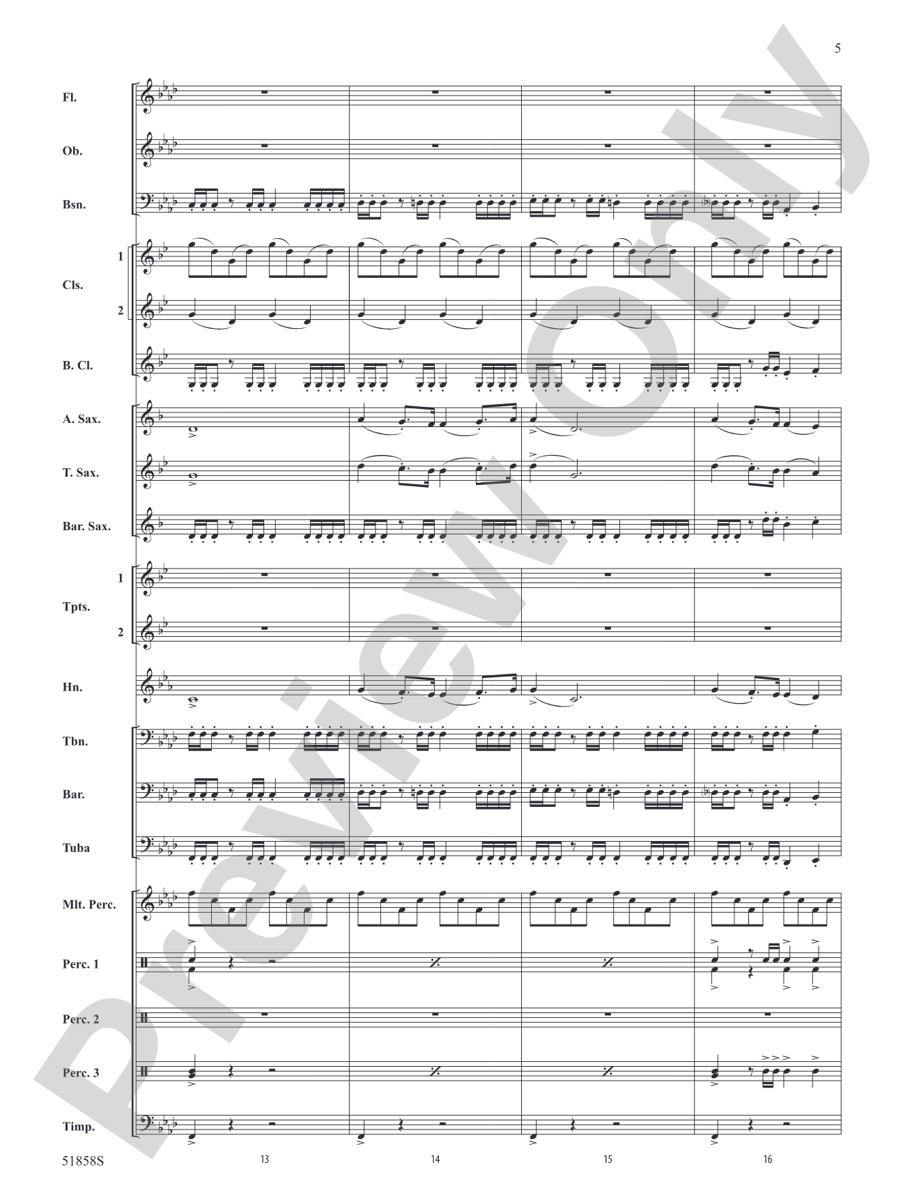 The Avengers: Concert Band Conductor Score & Parts