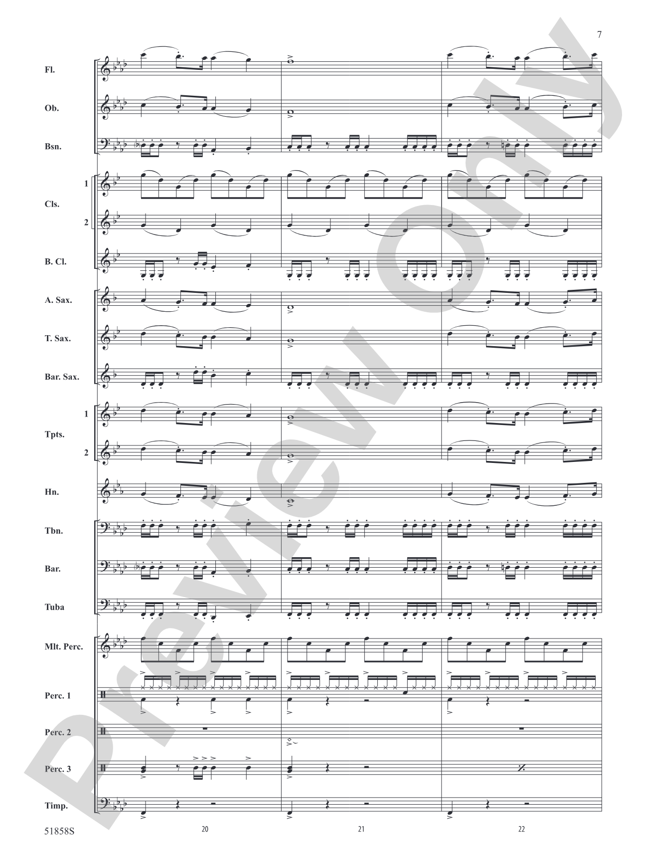 The Avengers: Concert Band Conductor Score & Parts
