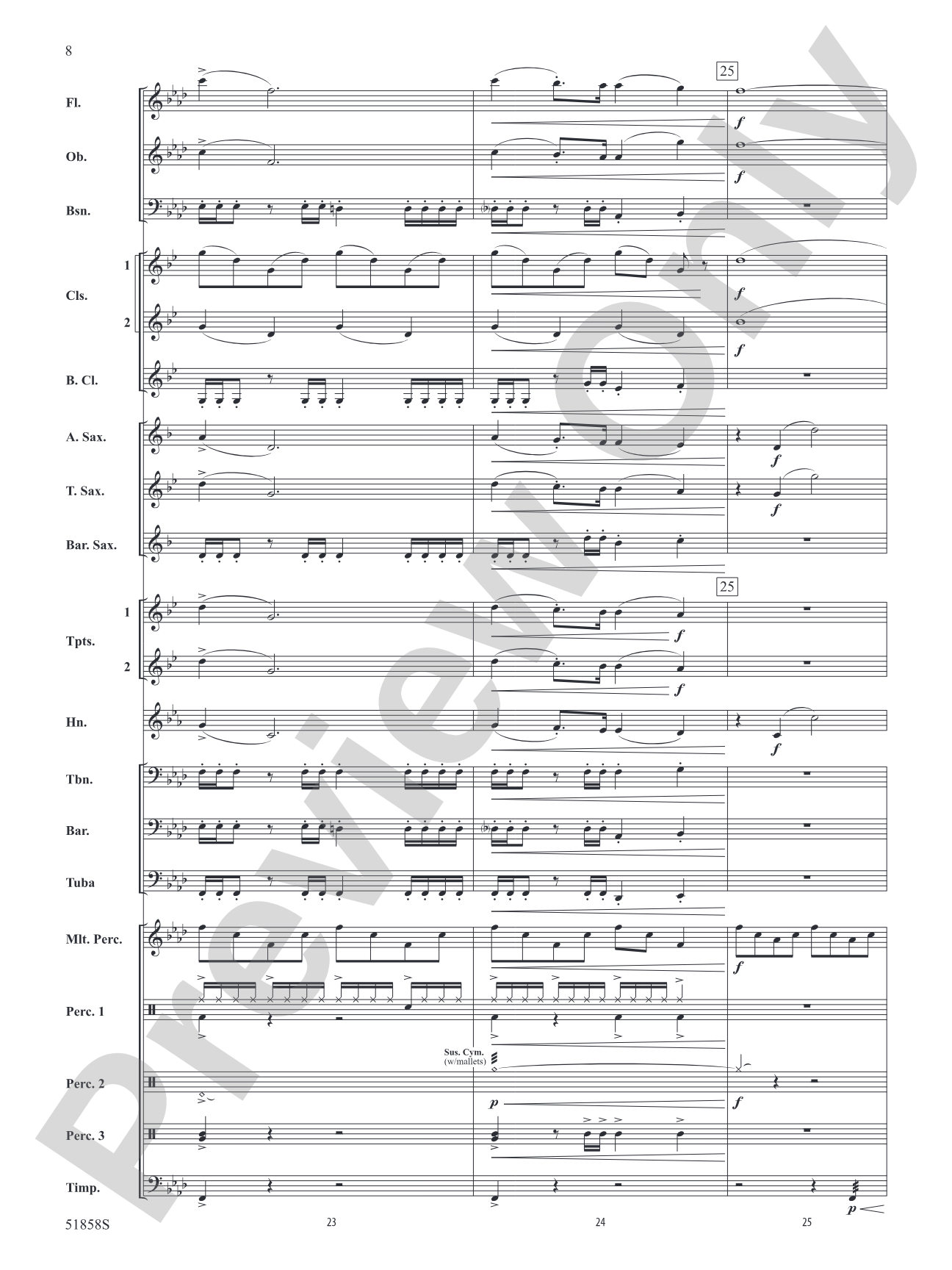 The Avengers: Concert Band Conductor Score & Parts