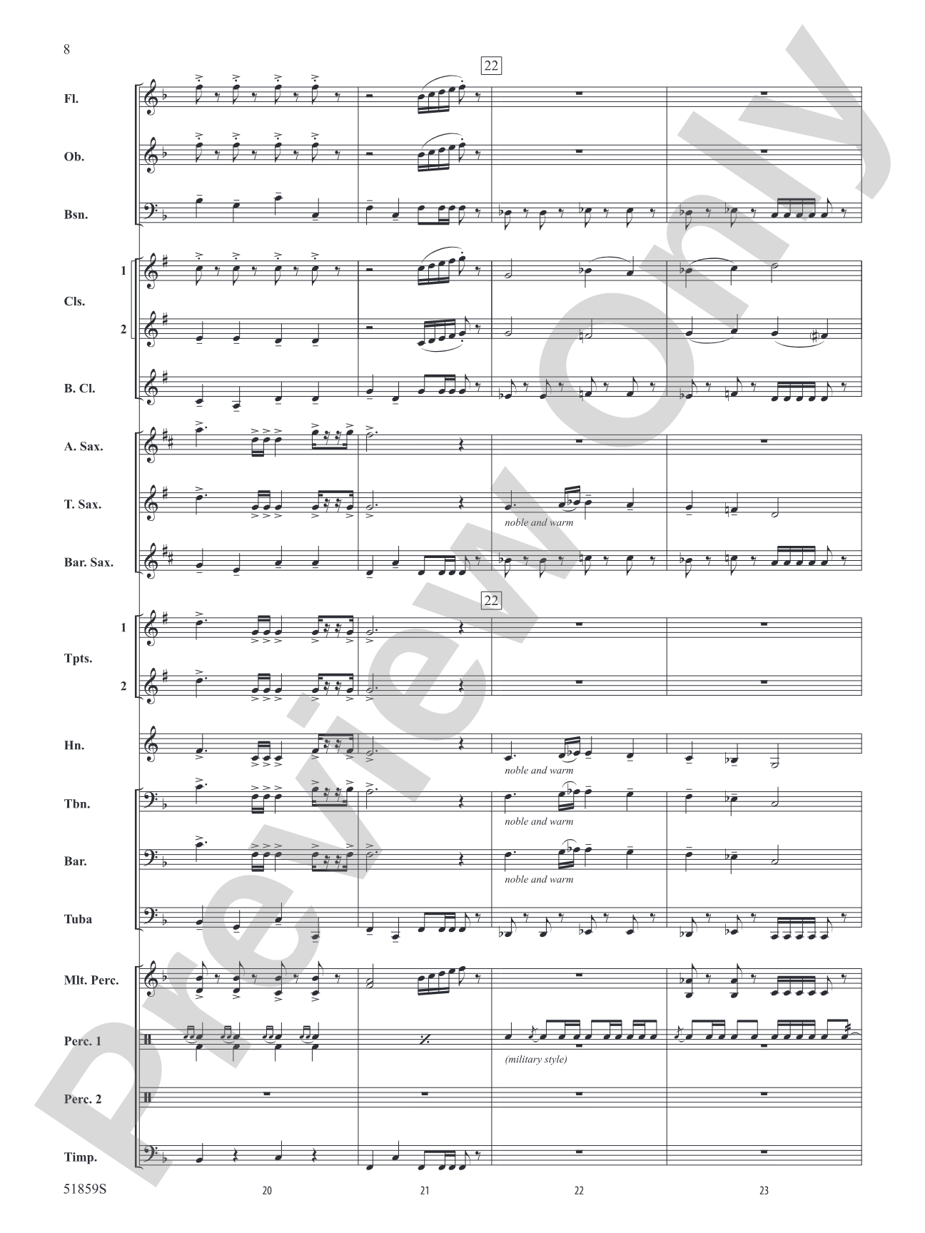 Captain America March: Concert Band Conductor Score & Parts