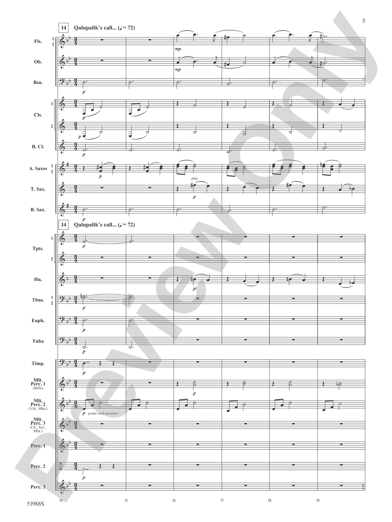 Qalupalik: Concert Band Conductor Score & Parts