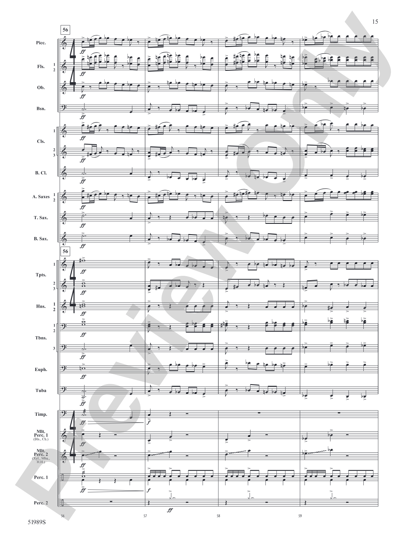 Chaos Agent: Concert Band Conductor Score & Parts
