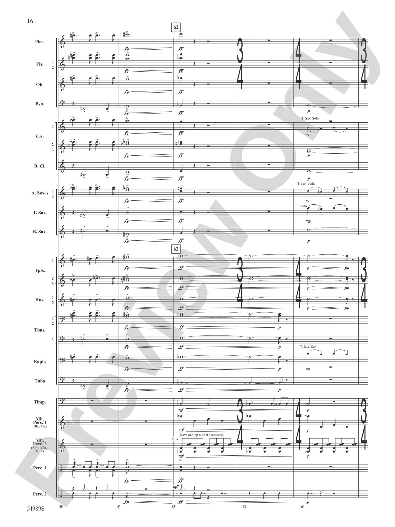 Chaos Agent: Concert Band Conductor Score & Parts