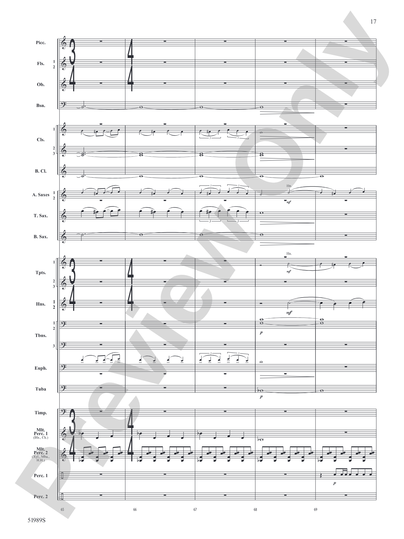 Chaos Agent: Concert Band Conductor Score & Parts