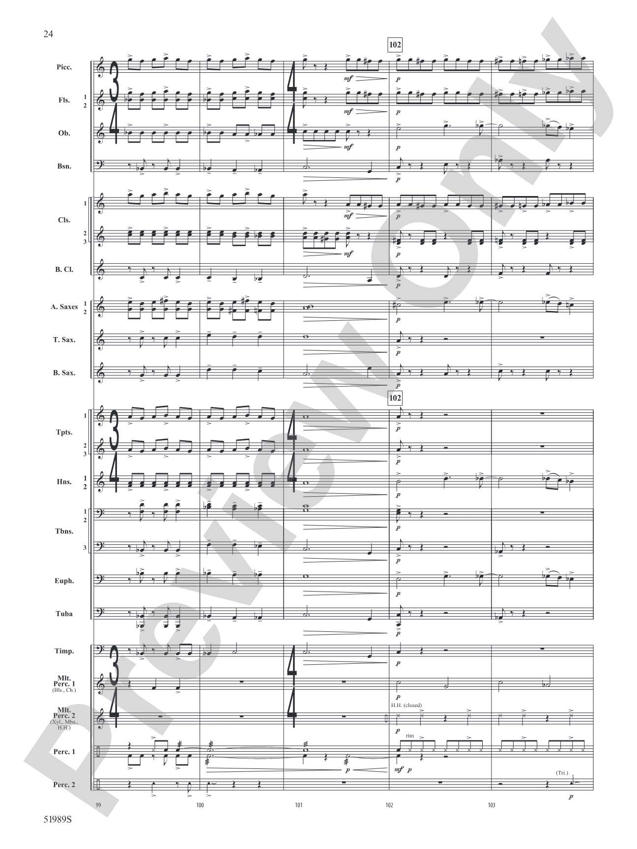 Chaos Agent: Concert Band Conductor Score & Parts