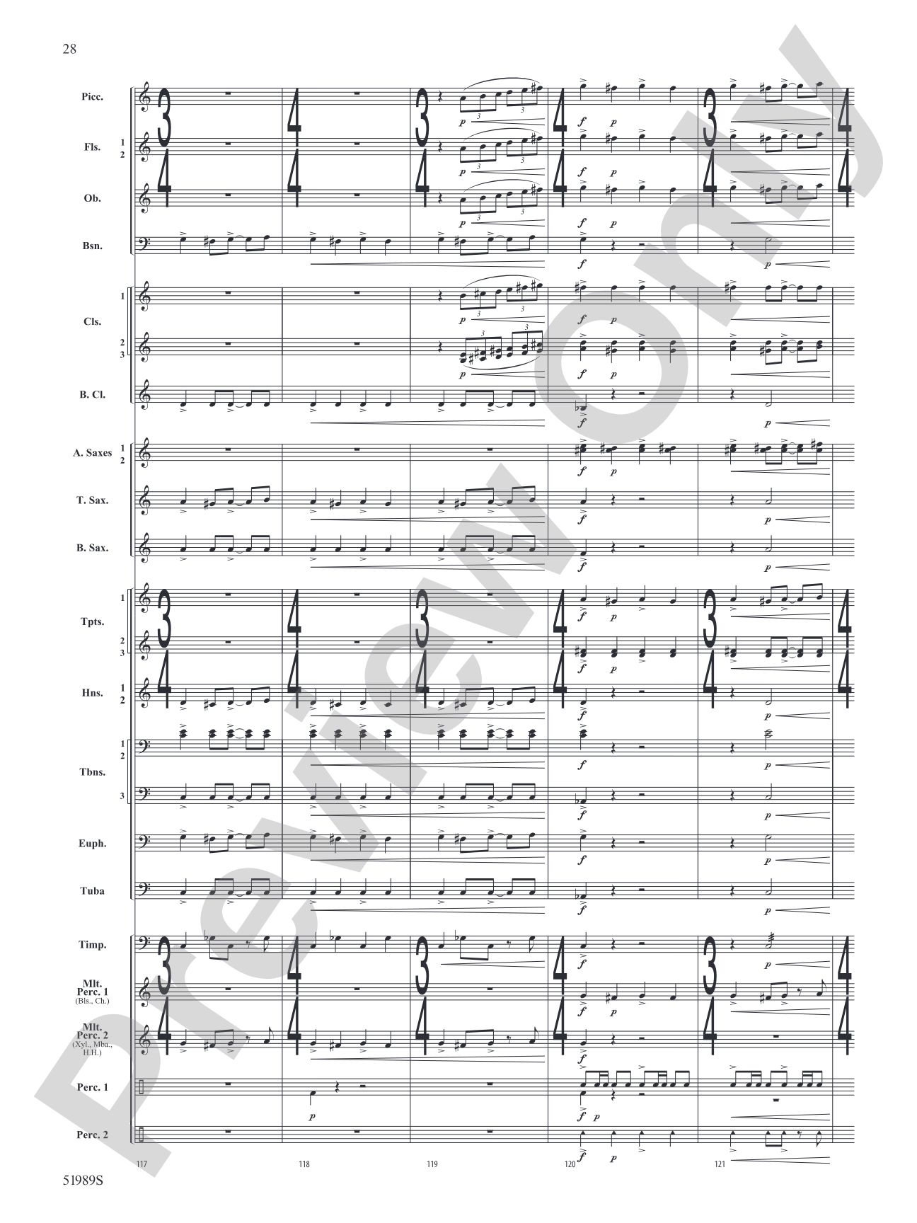 Chaos Agent: Concert Band Conductor Score & Parts