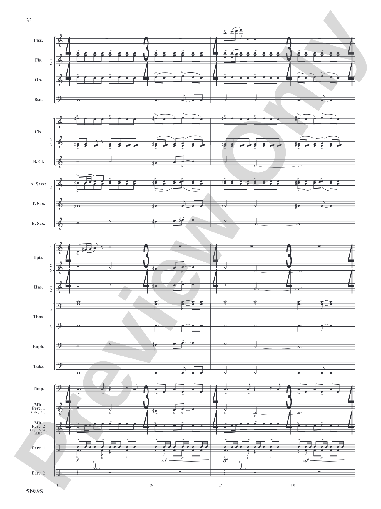 Chaos Agent: Concert Band Conductor Score & Parts