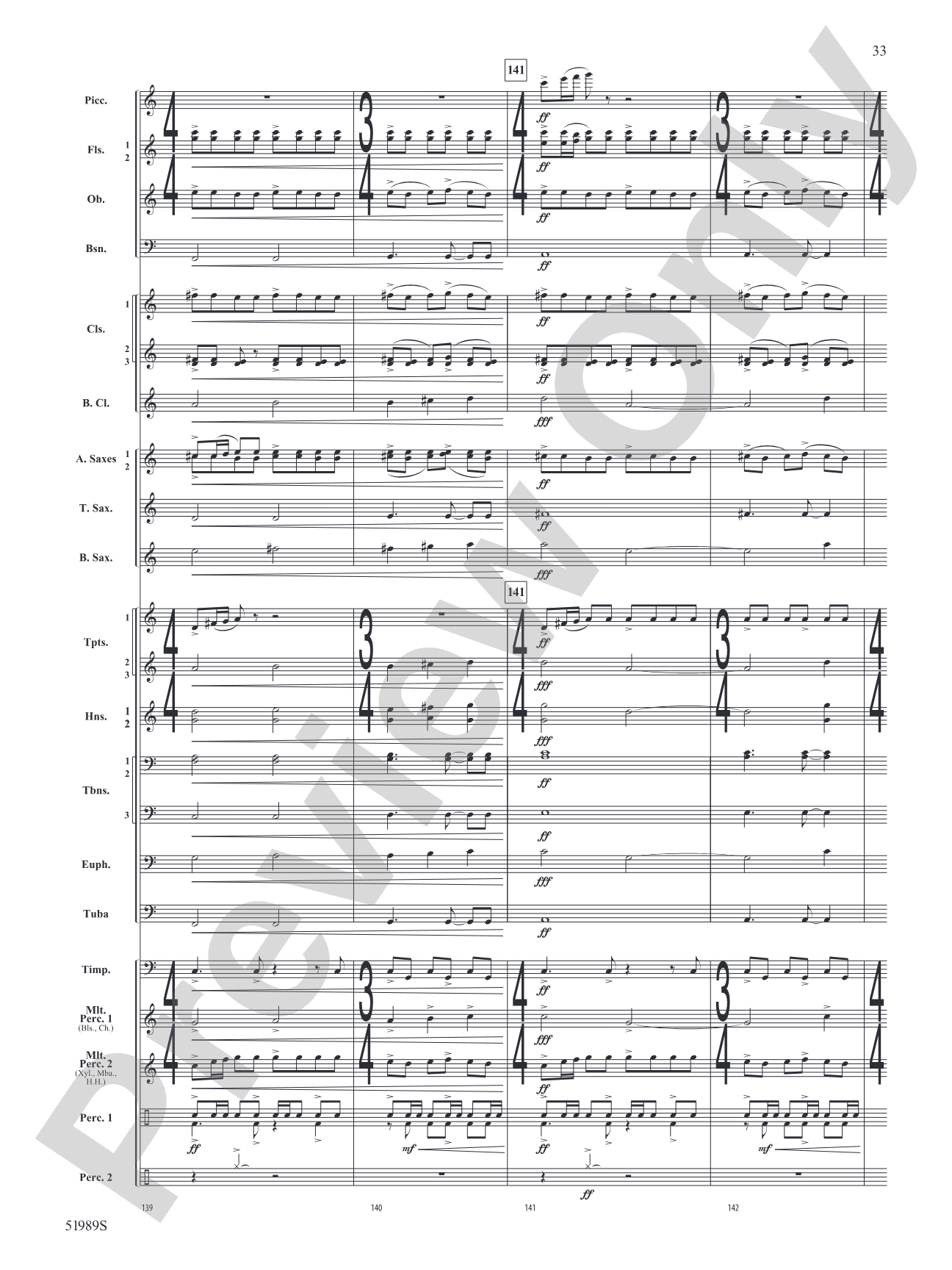 Chaos Agent: Concert Band Conductor Score & Parts