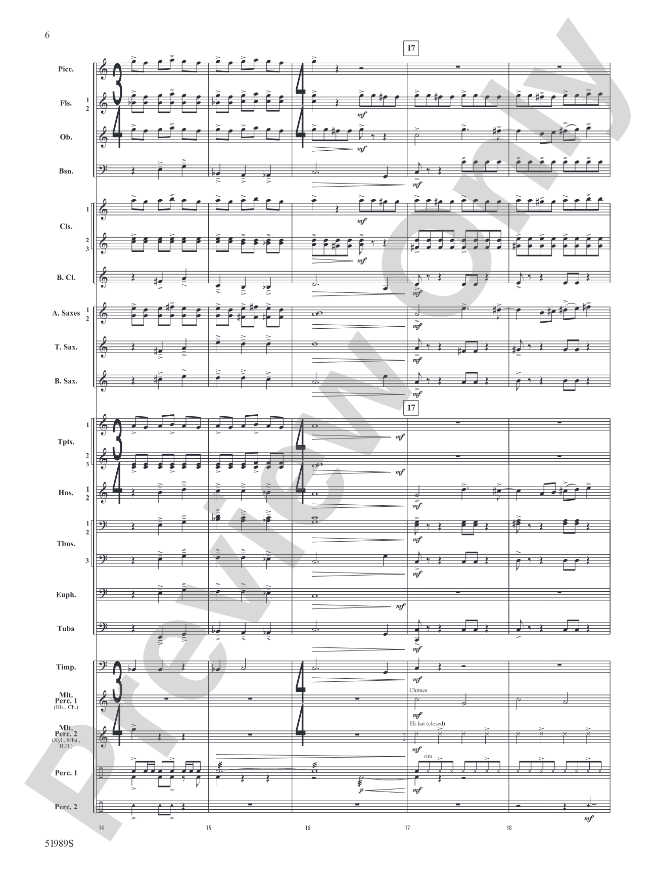 Chaos Agent: Concert Band Conductor Score & Parts
