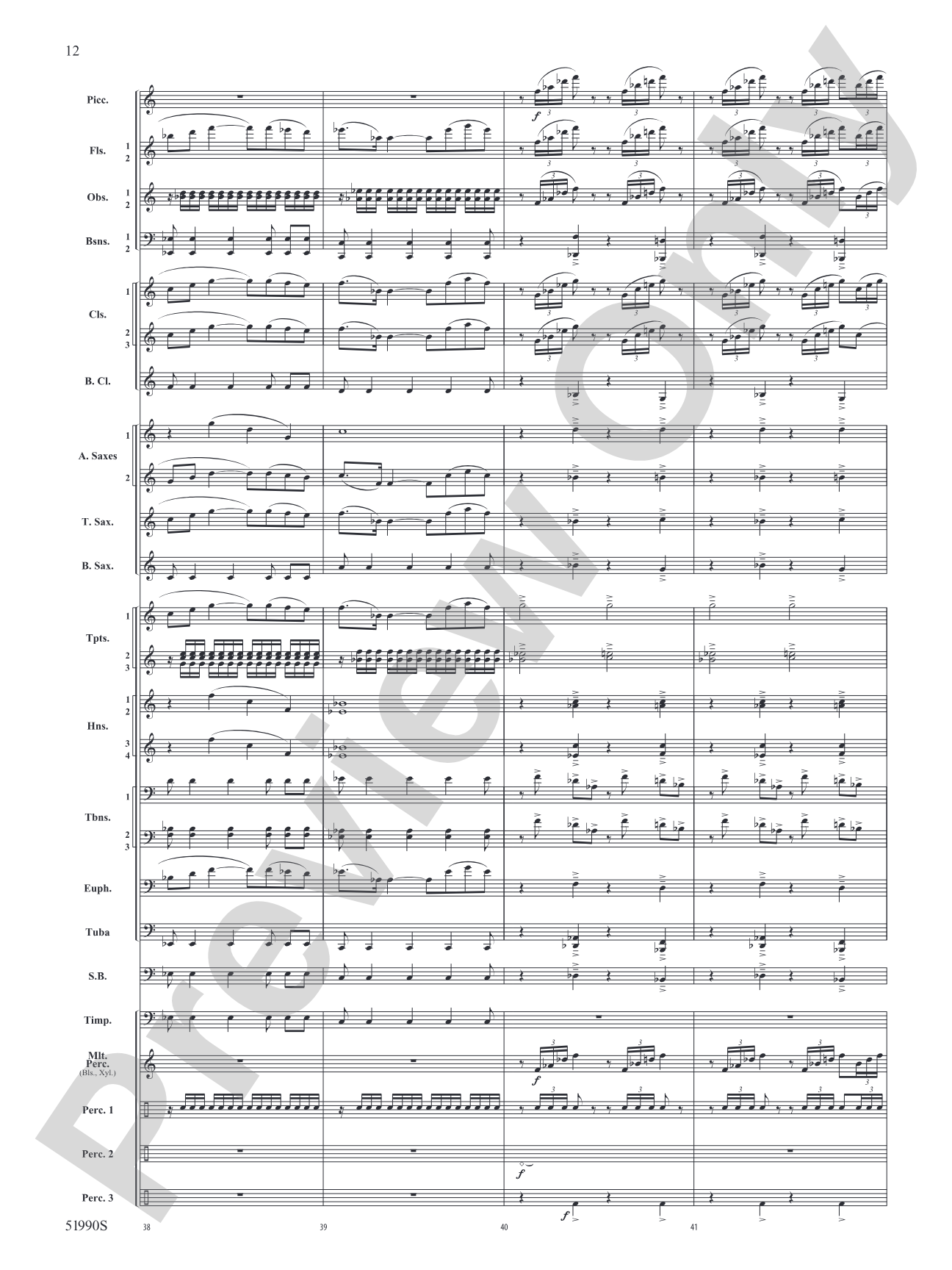 The Glass Wilderness: Concert Band Conductor Score & Parts