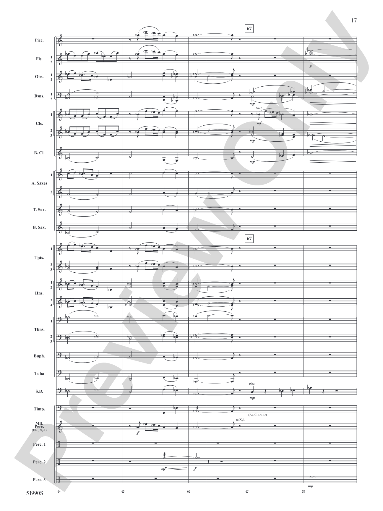 The Glass Wilderness: Concert Band Conductor Score & Parts