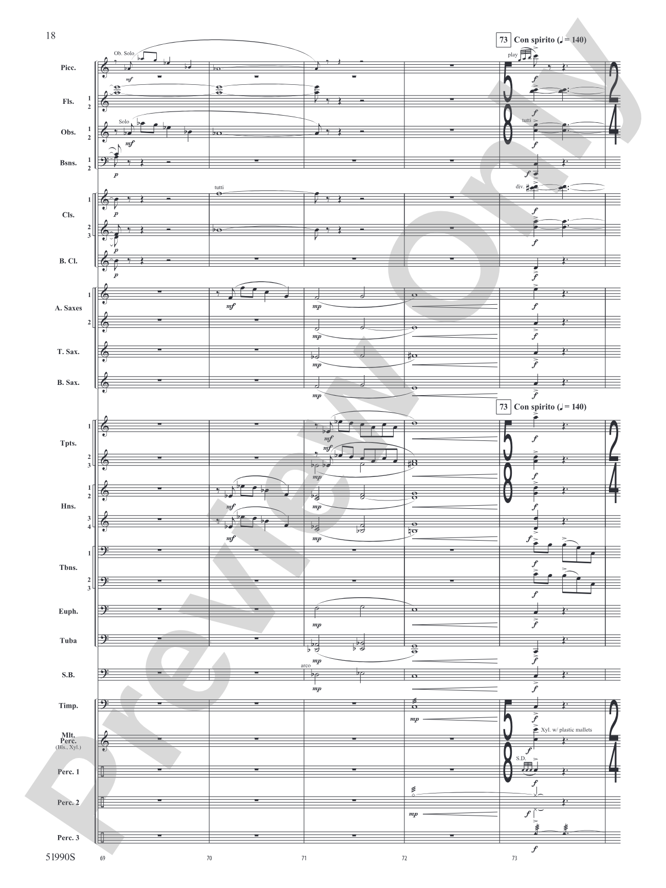 The Glass Wilderness: Concert Band Conductor Score & Parts
