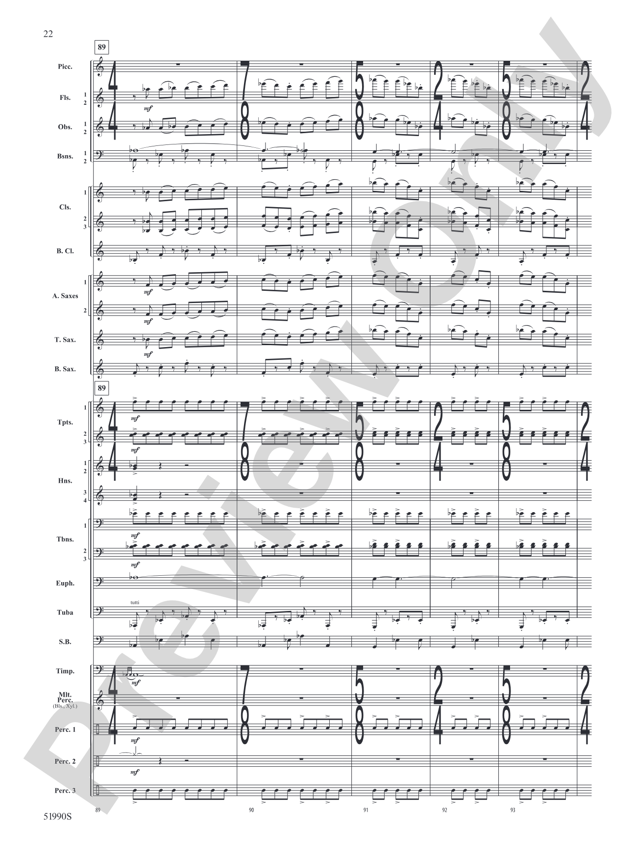 The Glass Wilderness: Concert Band Conductor Score & Parts
