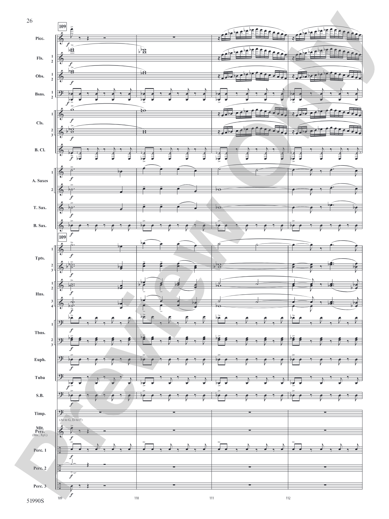 The Glass Wilderness: Concert Band Conductor Score & Parts