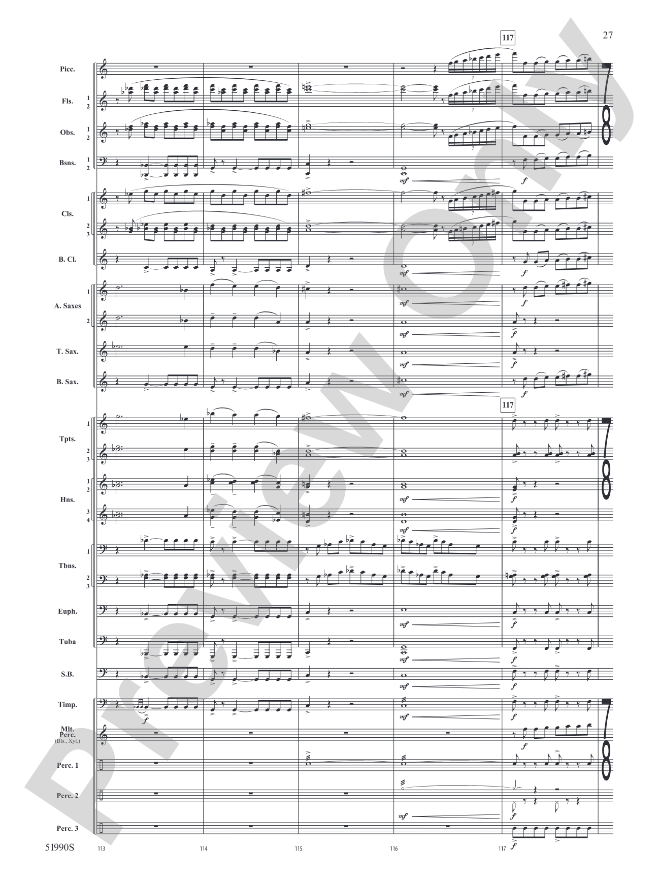 The Glass Wilderness: Concert Band Conductor Score & Parts