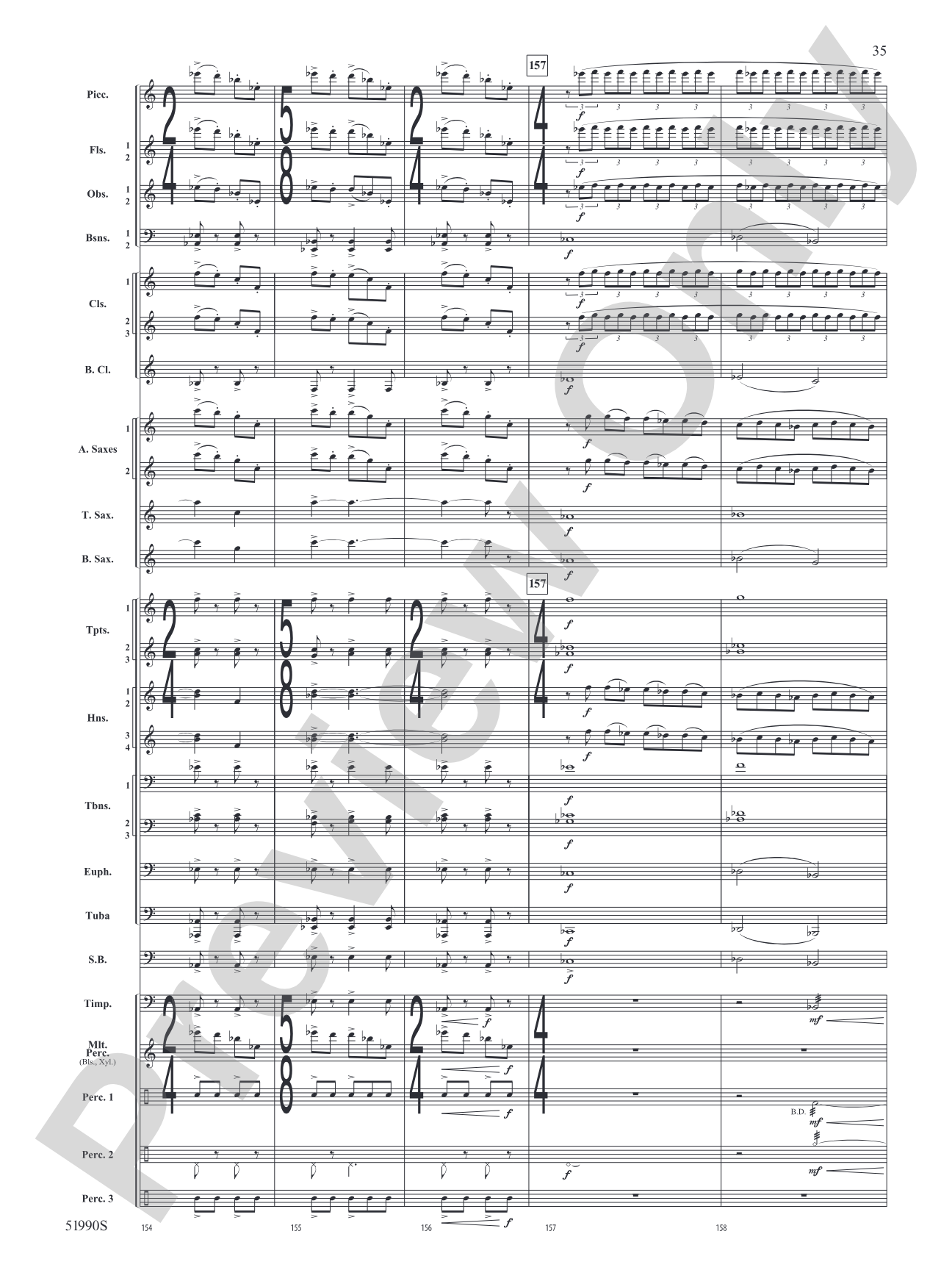 The Glass Wilderness: Concert Band Conductor Score & Parts