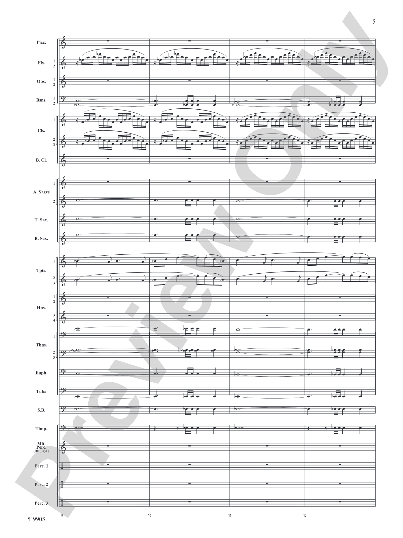 The Glass Wilderness: Concert Band Conductor Score & Parts