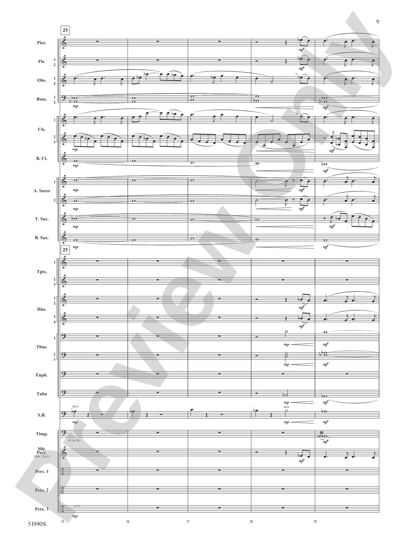 The Glass Wilderness: Concert Band Conductor Score & Parts