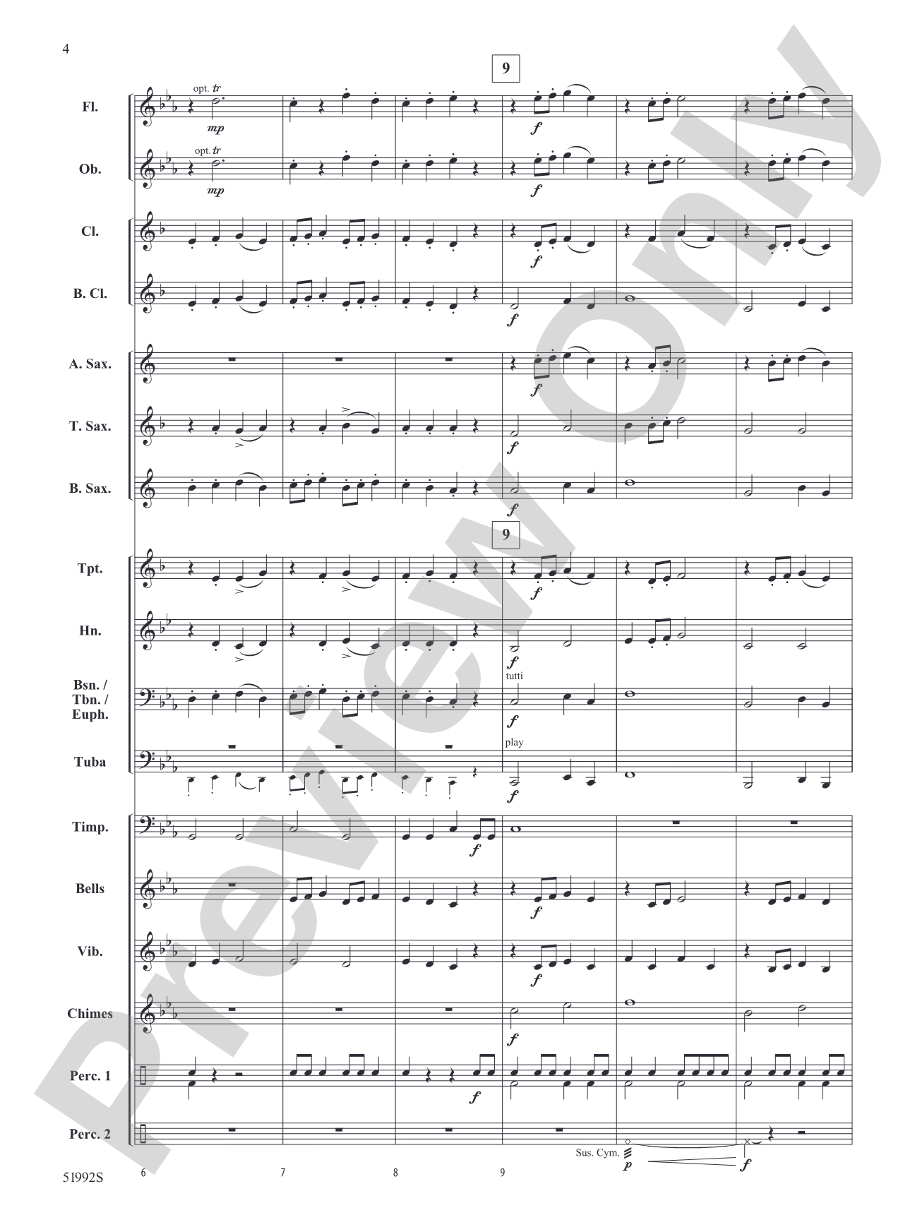 Dancing Shadows: Concert Band Conductor Score & Parts