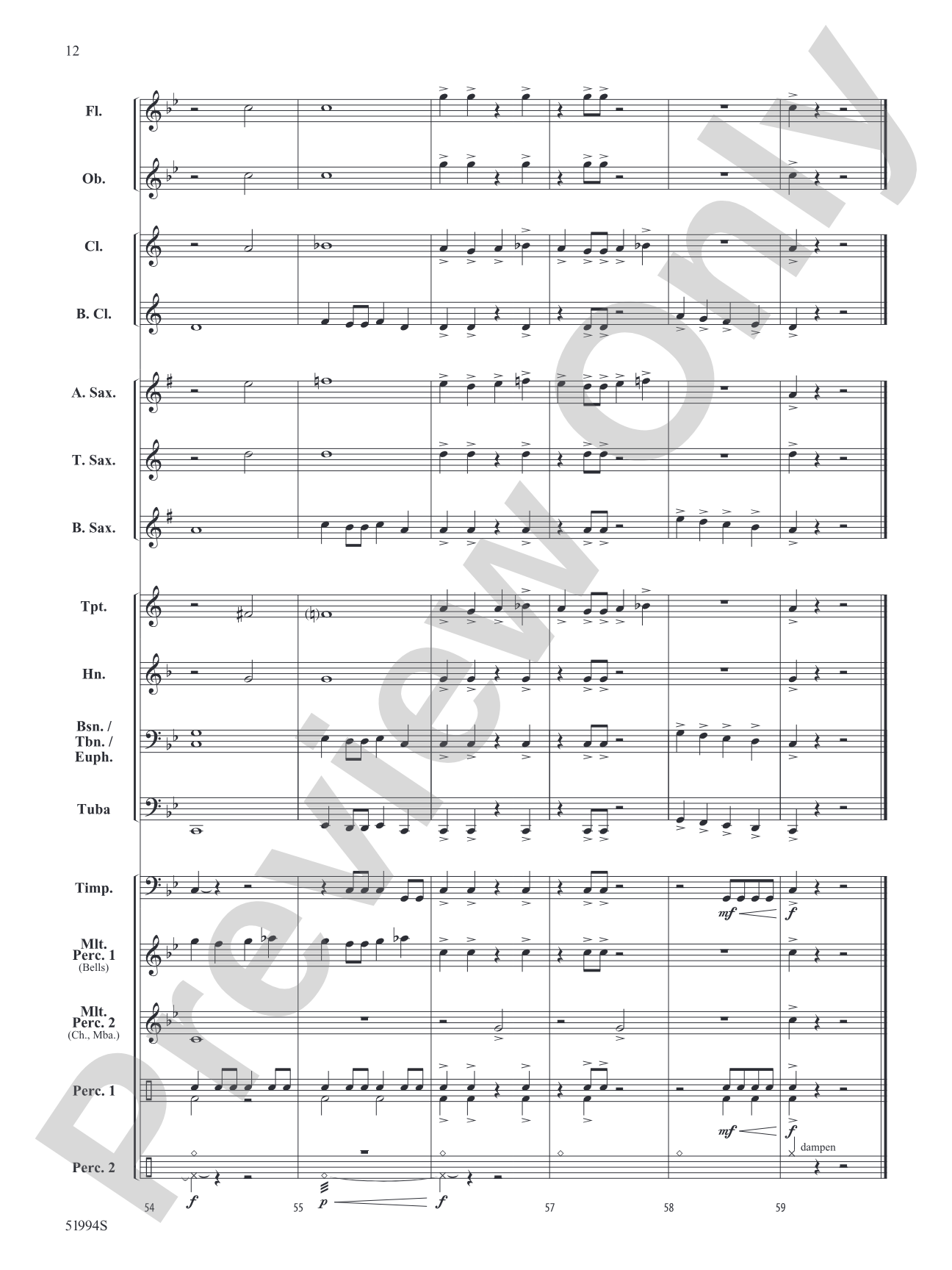 Atlantis Rising: Concert Band Conductor Score & Parts