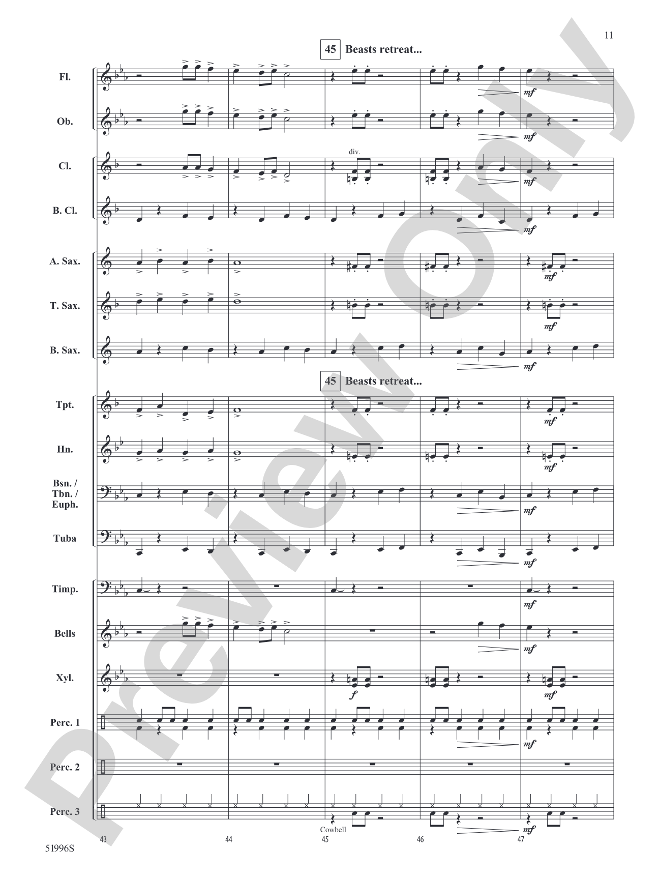 Bigfoot Meets Abominable!: Concert Band Conductor Score & Parts