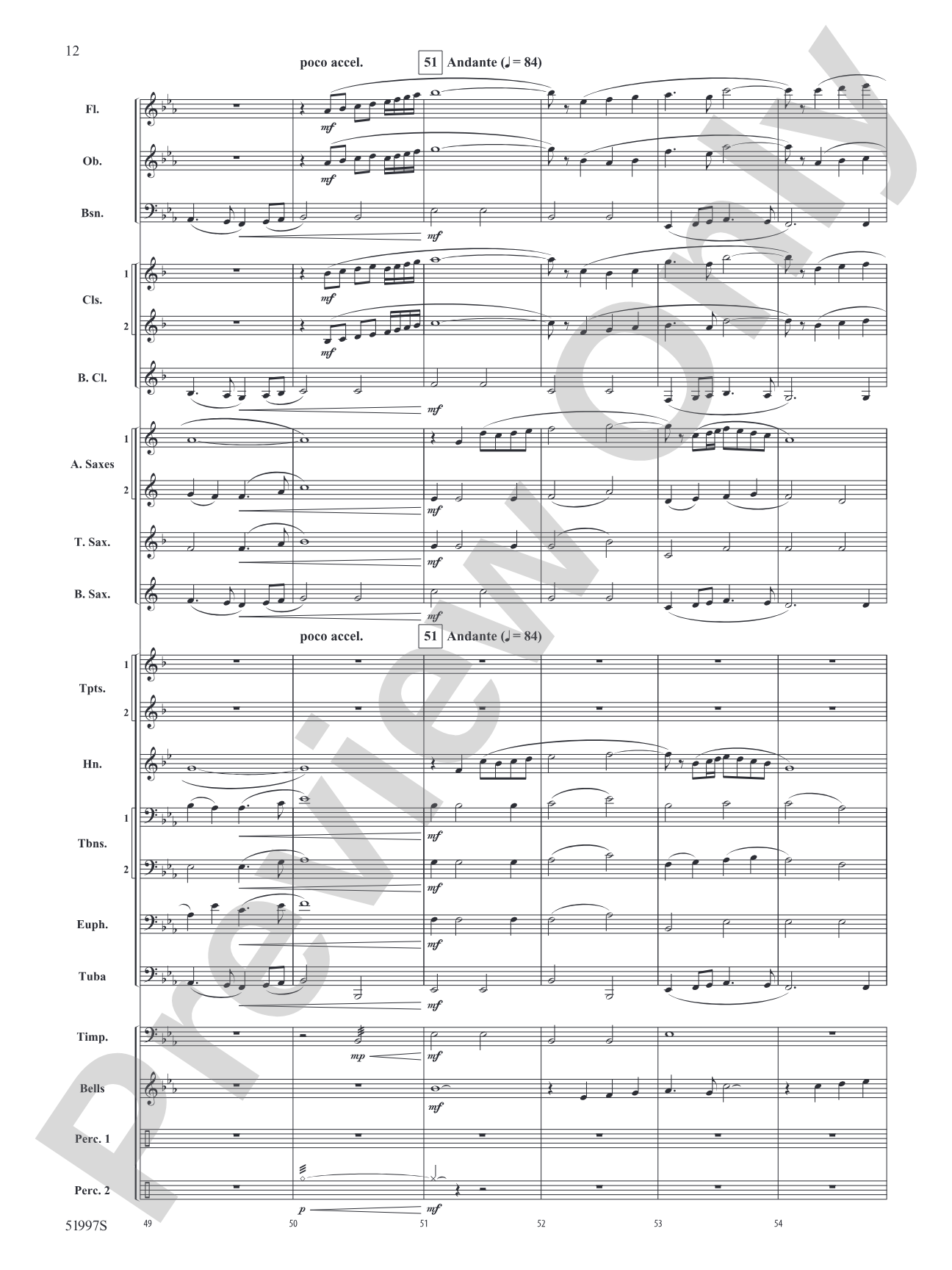 True North: Concert Band Conductor Score & Parts