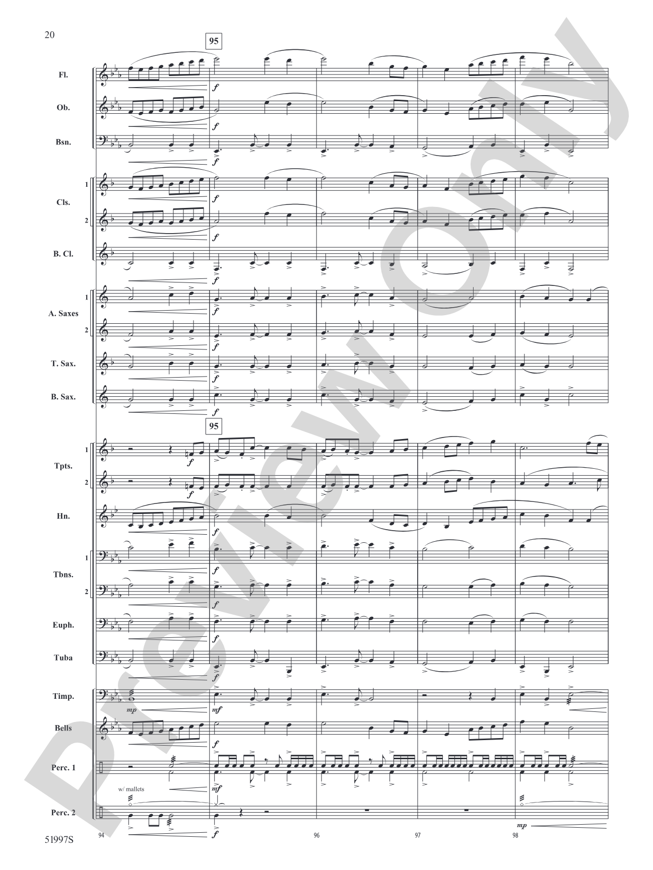True North: Concert Band Conductor Score & Parts