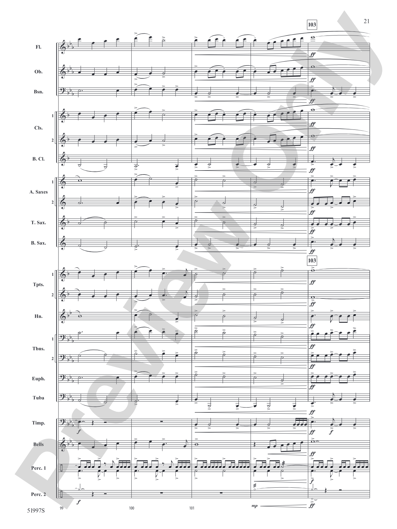 True North: Concert Band Conductor Score & Parts